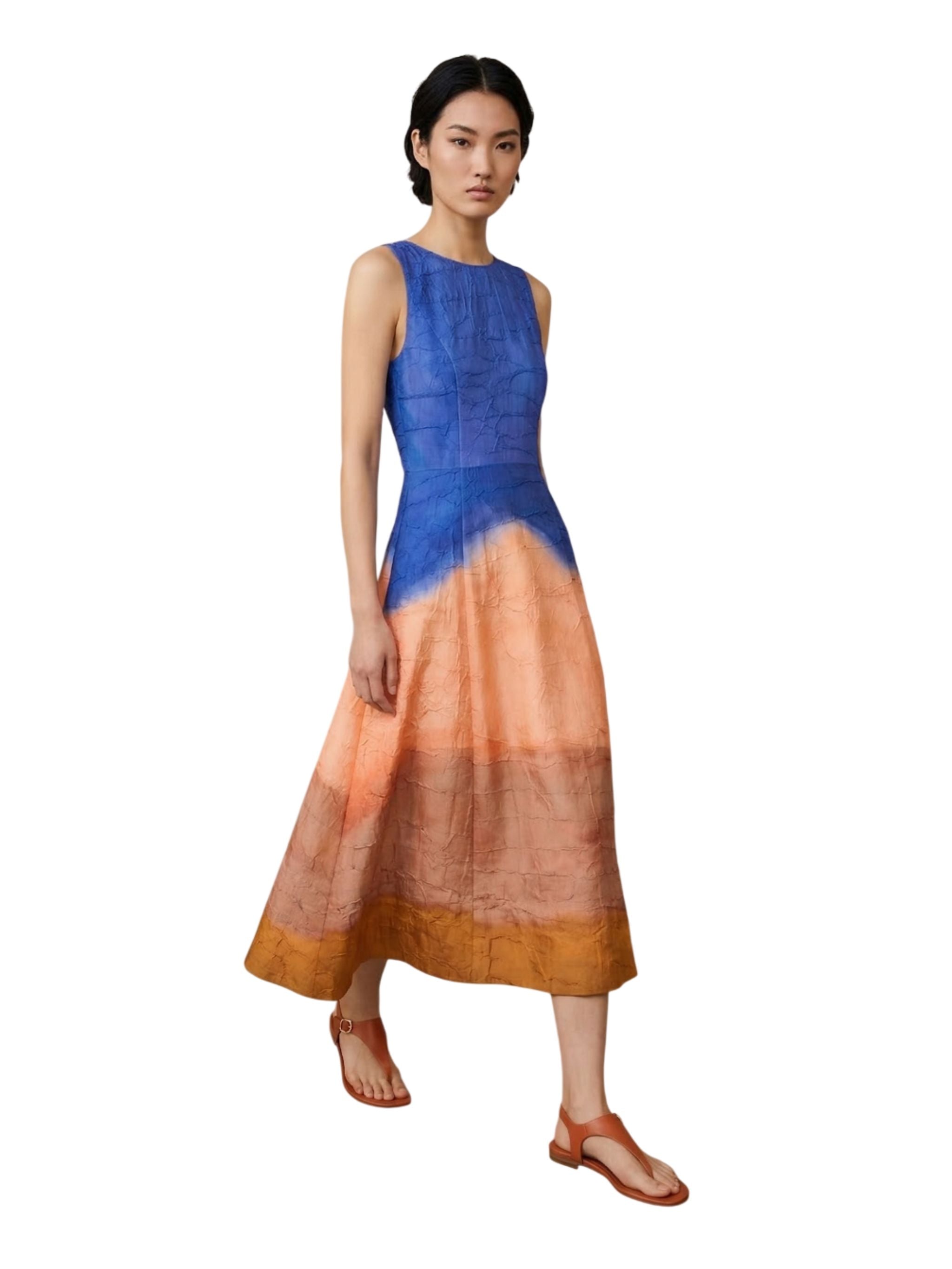 Georgia Satin Midi Dress