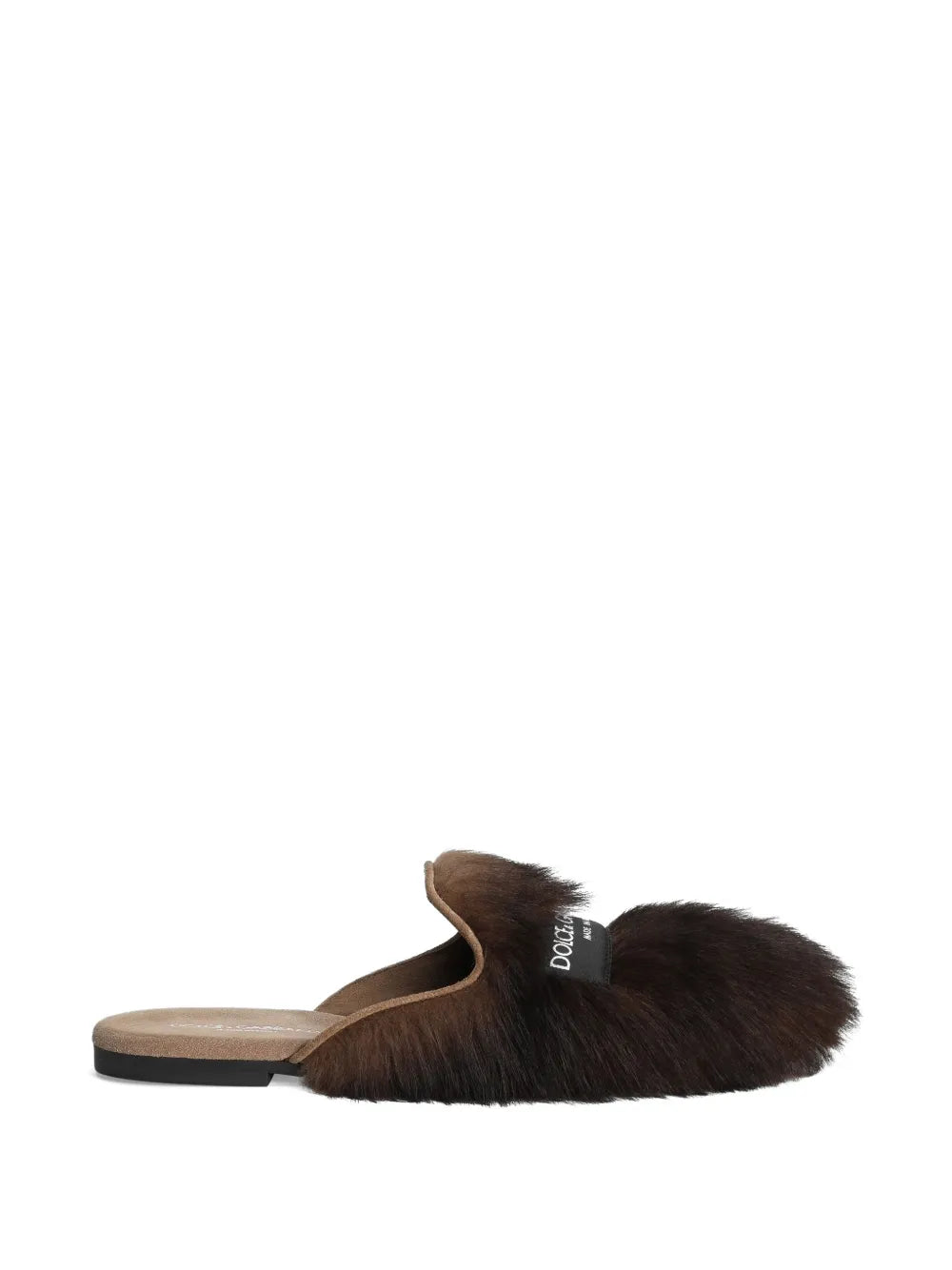 Ciabatta in montone e suede