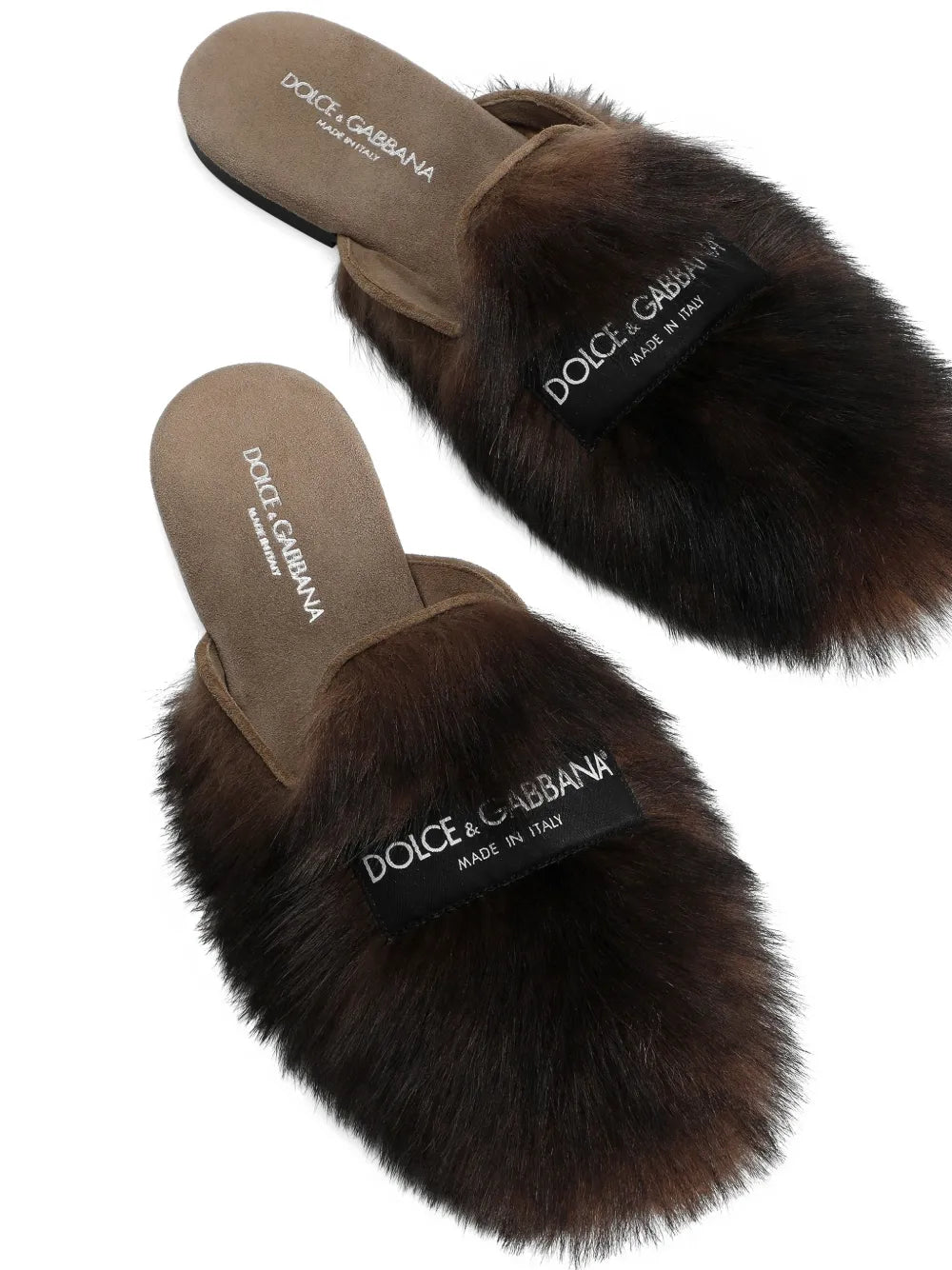 Ciabatta in montone e suede