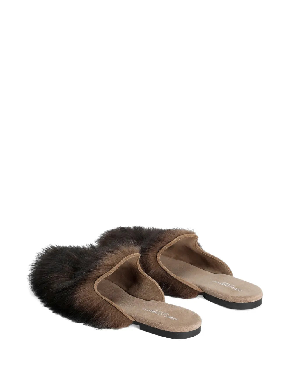 Ciabatta in montone e suede