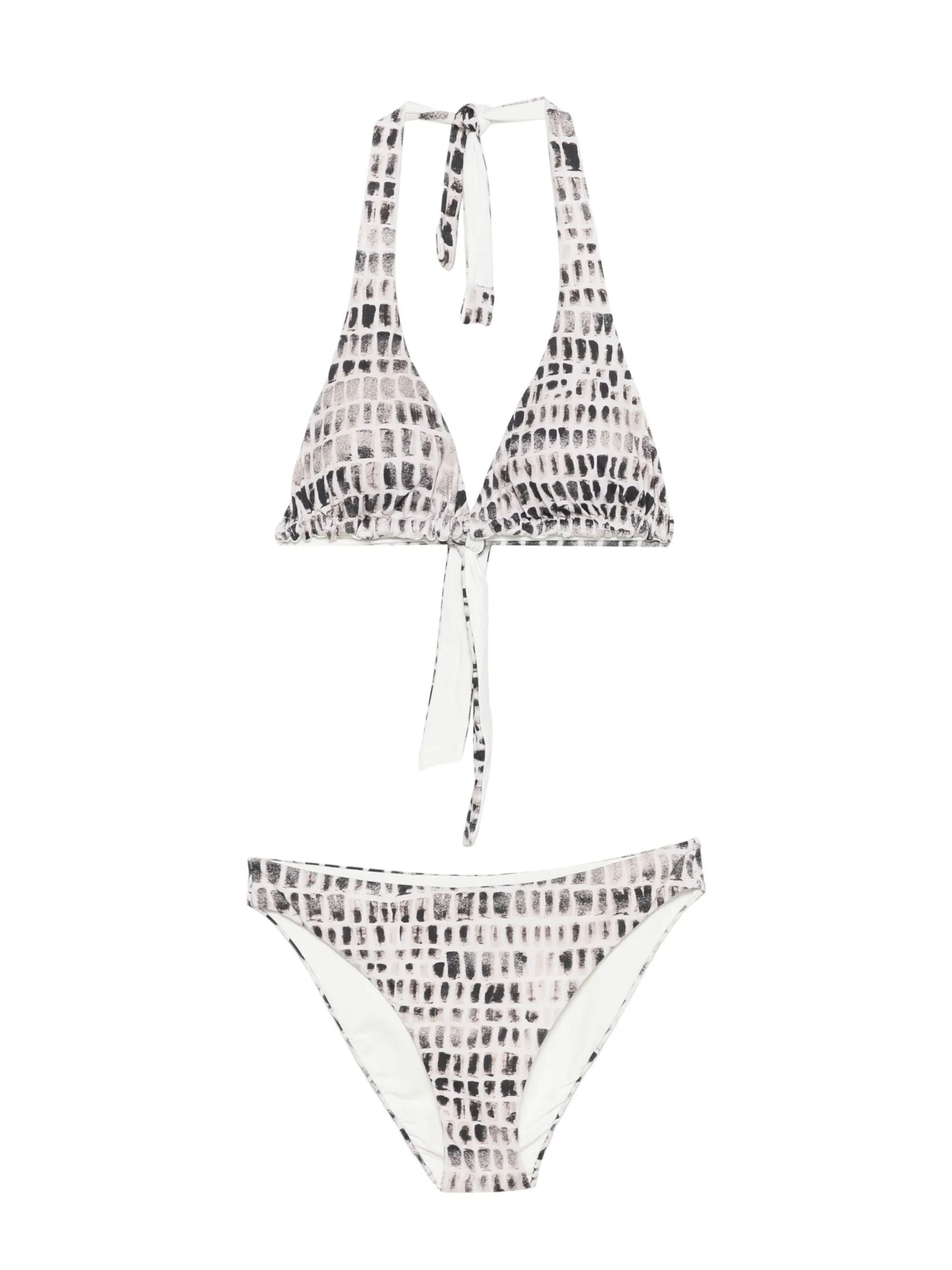 Bikini con scollo all`americana