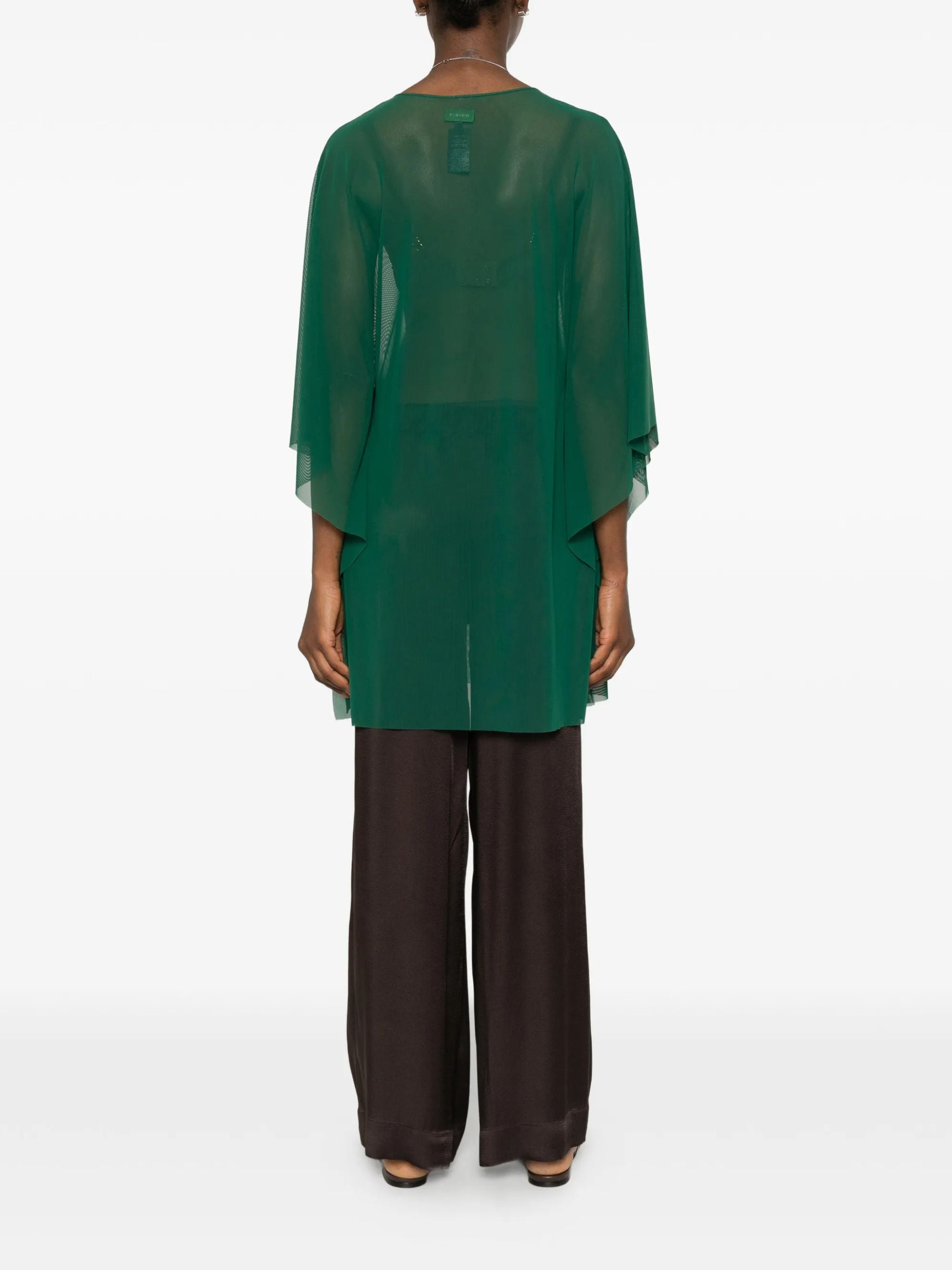 Poncho color smeraldo