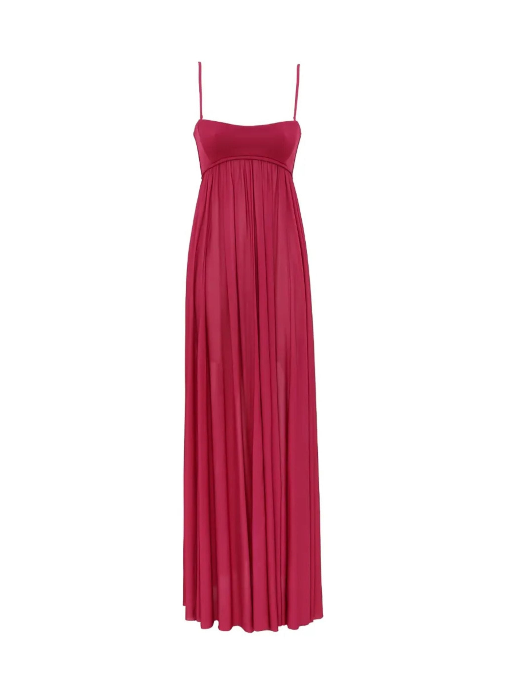 Luna strapless evening dress