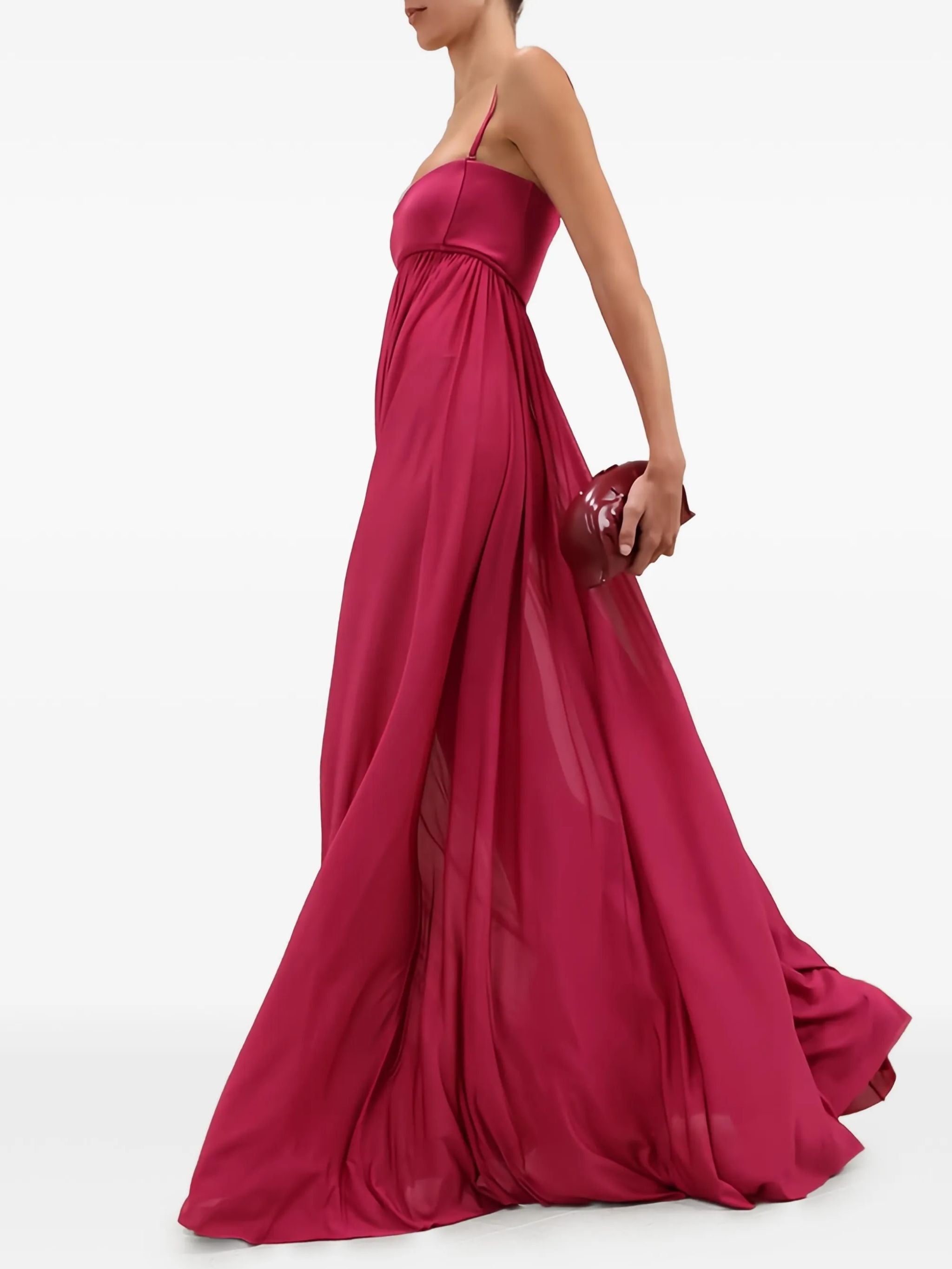 Luna strapless evening dress
