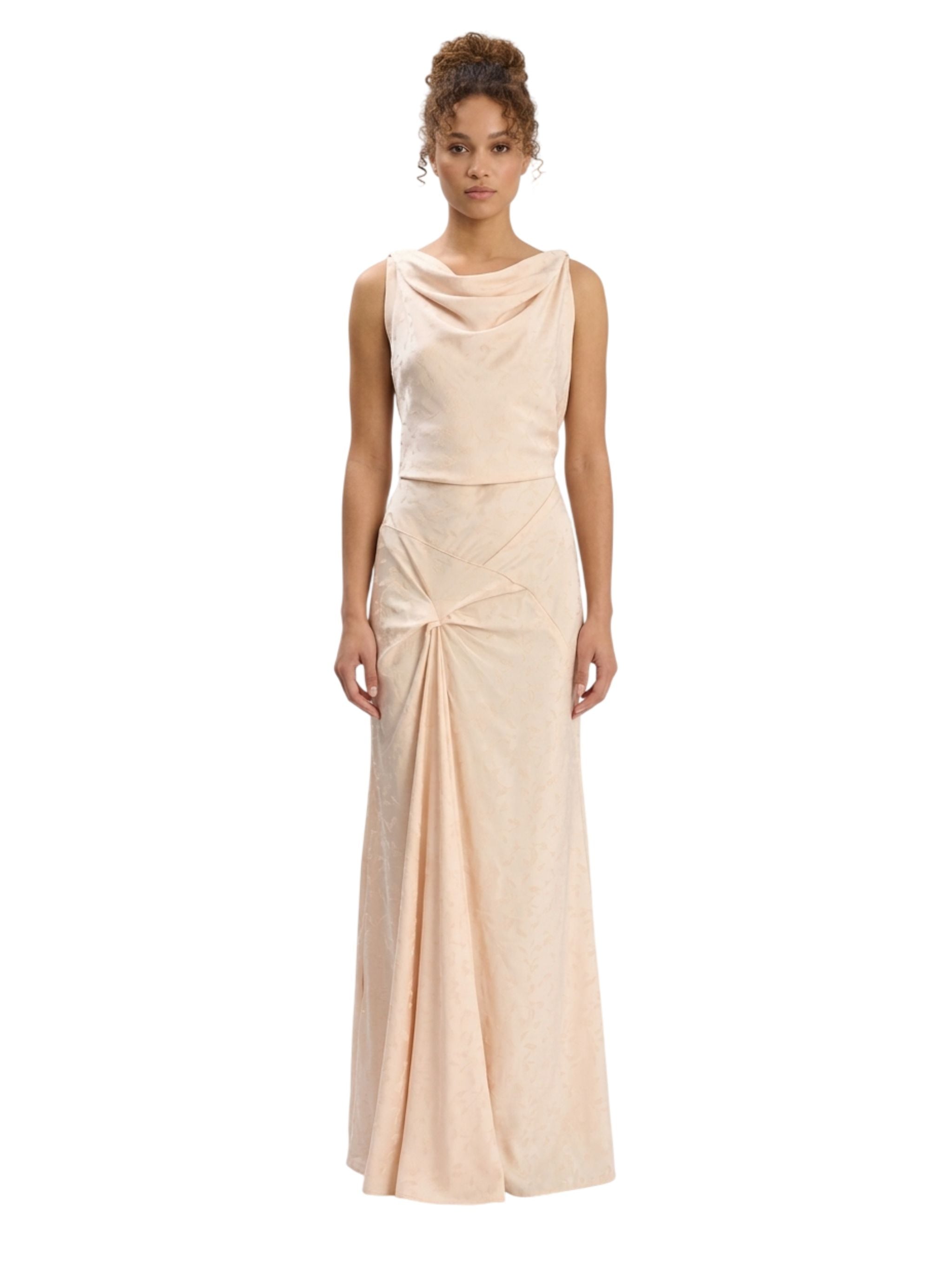 SLEEVELESS TWIST DRESS
