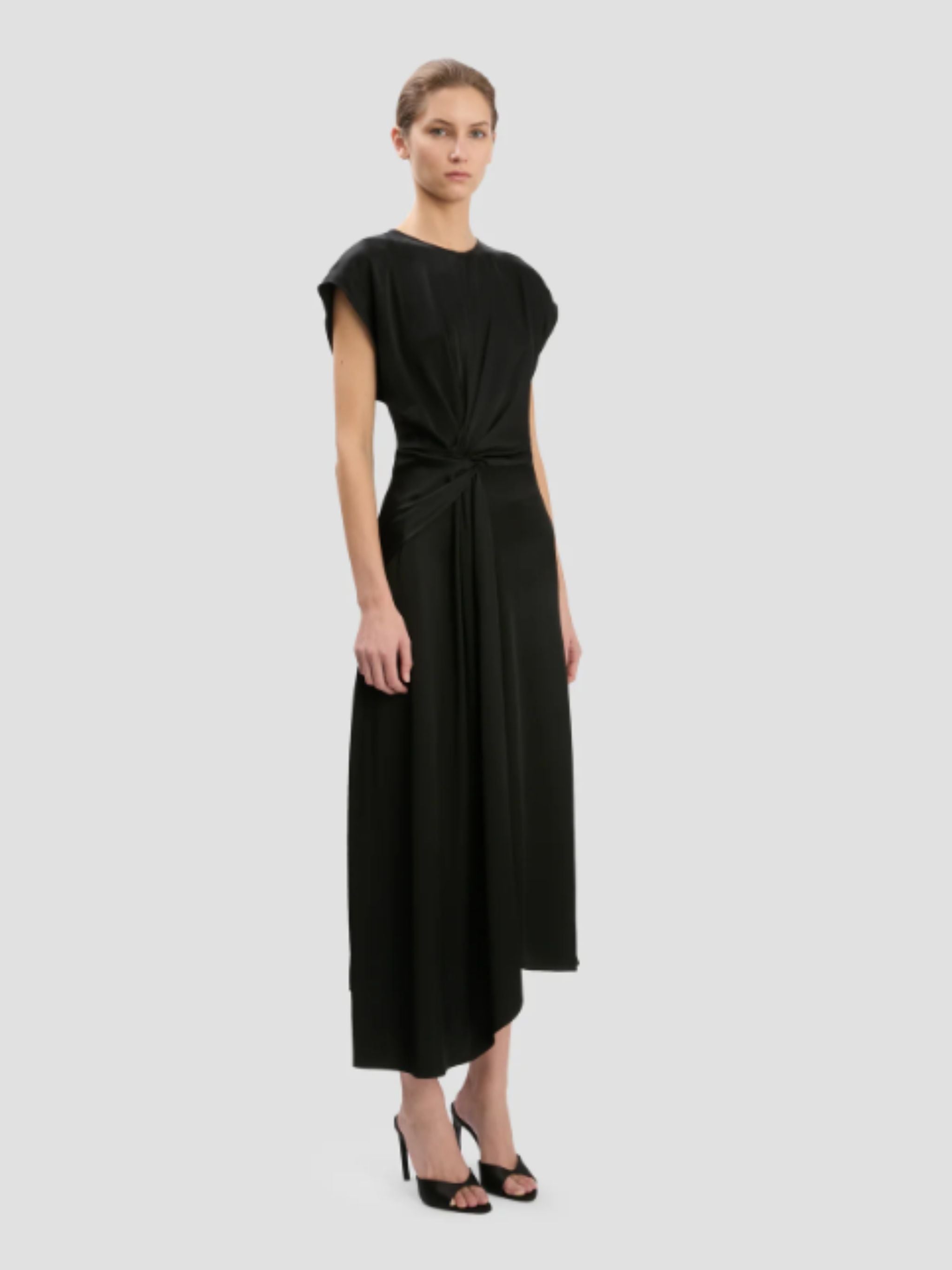 TWIST WAIST DRESS
