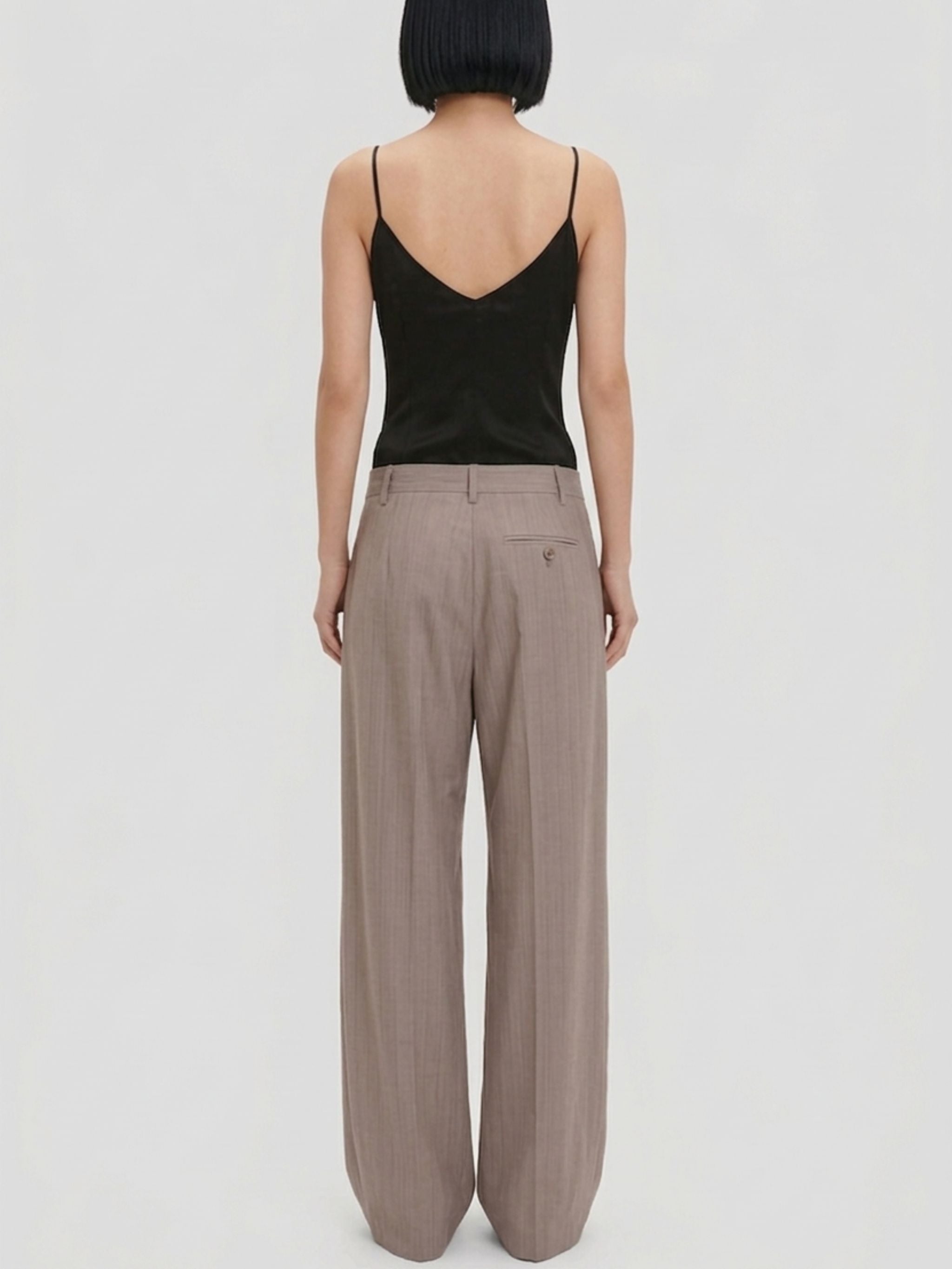 PLEATED TROUSERS