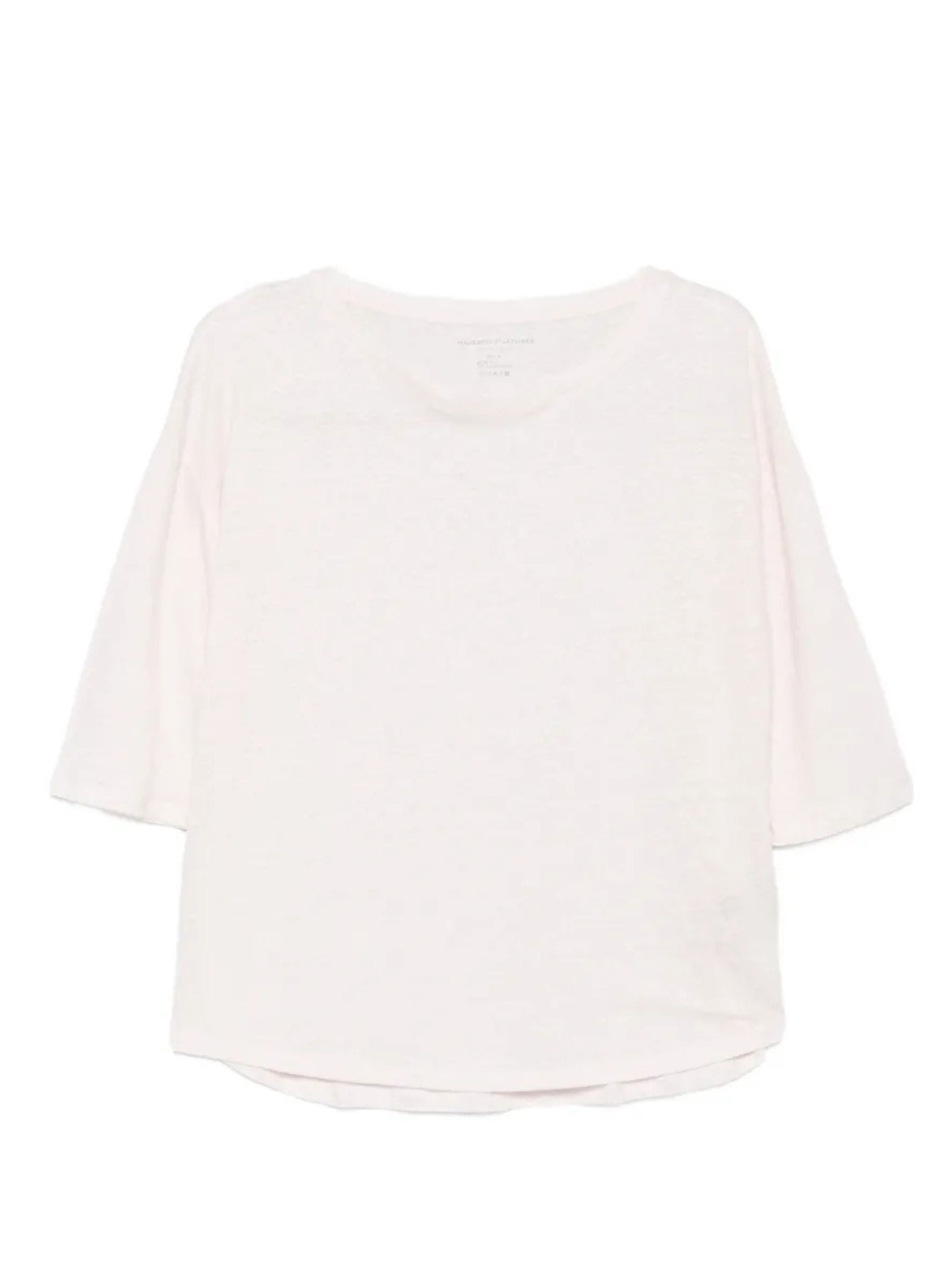 T-shirt con scollo a barca Rose