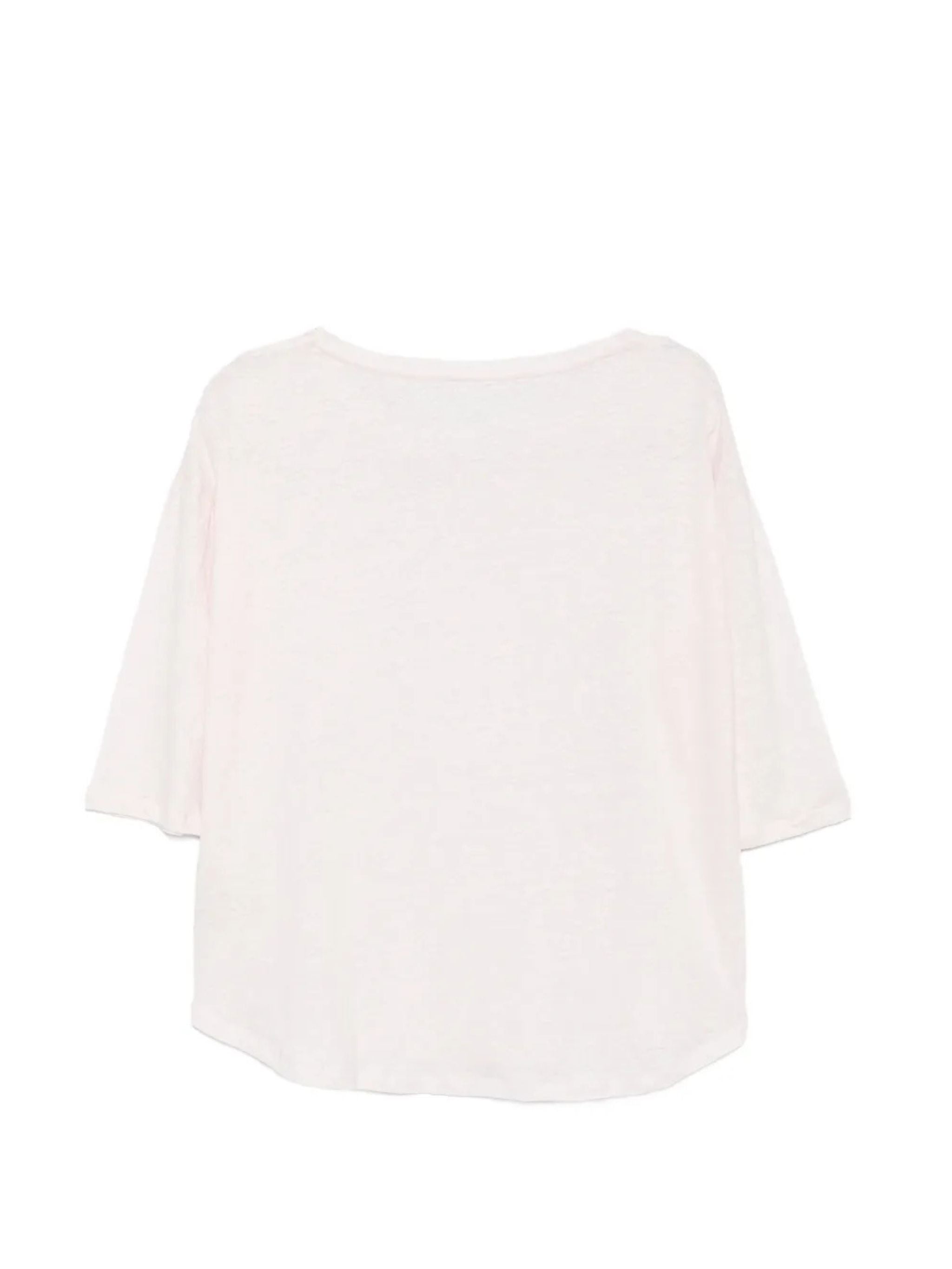 T-shirt con scollo a barca Rose