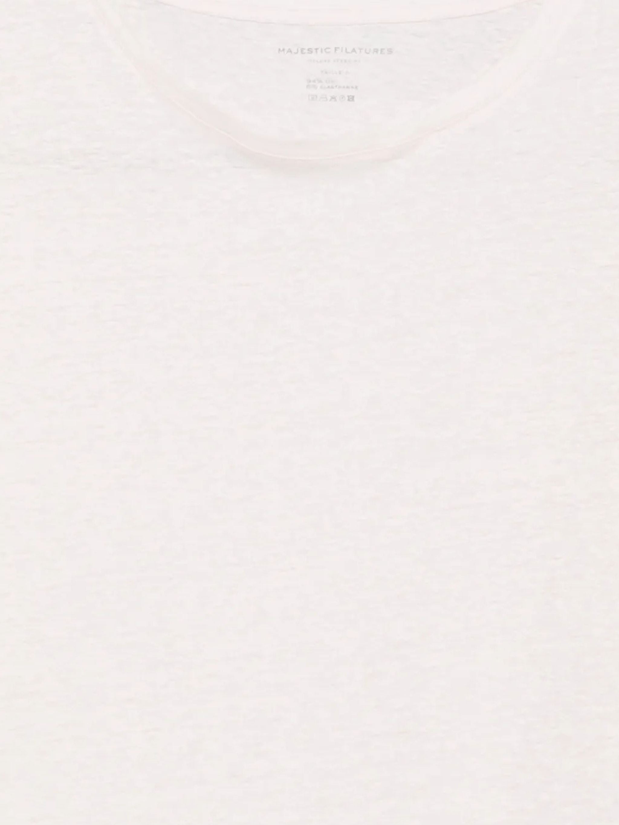 T-shirt con scollo a barca Rose