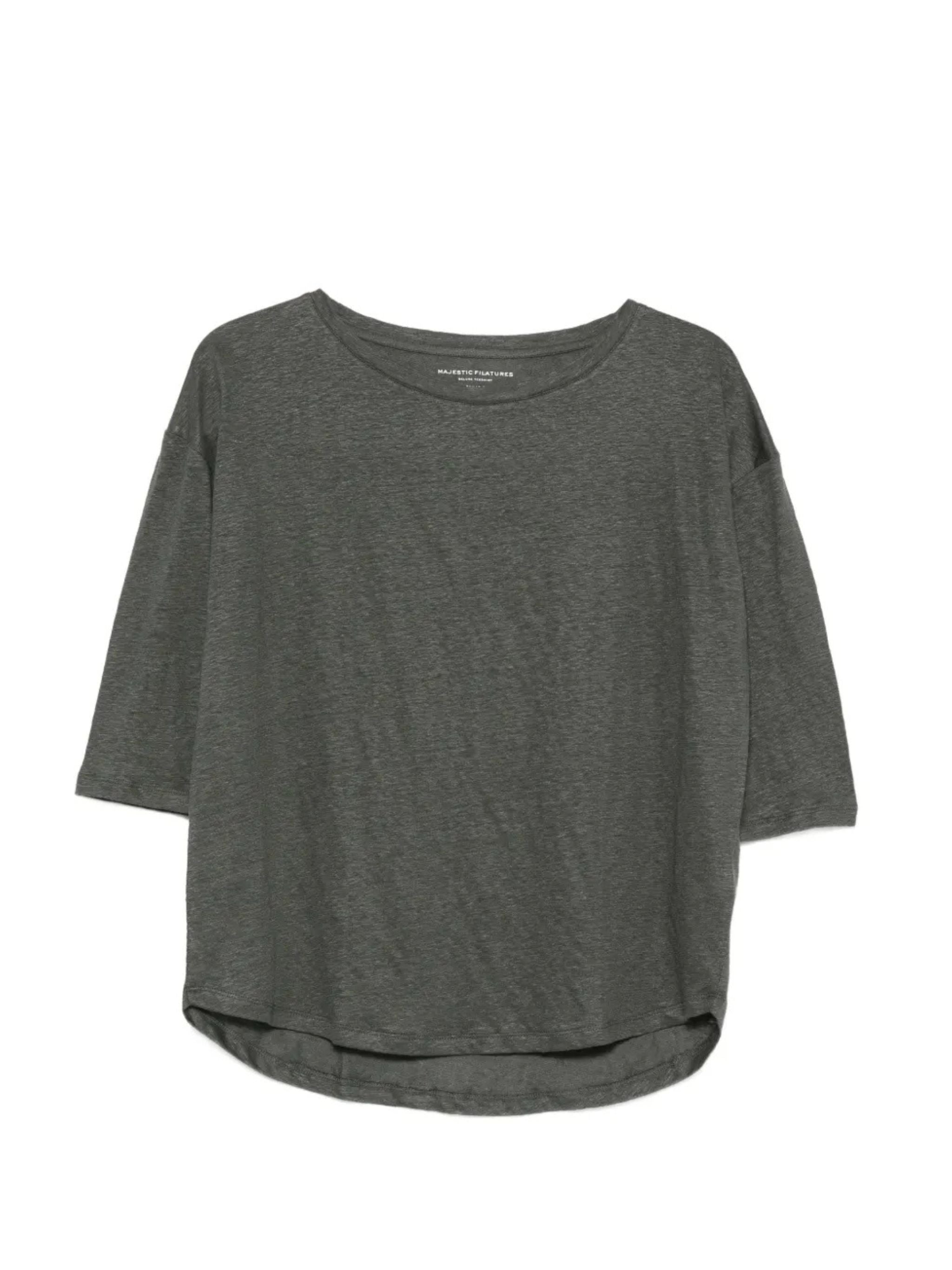 T-shirt con scollo a barca Elephant