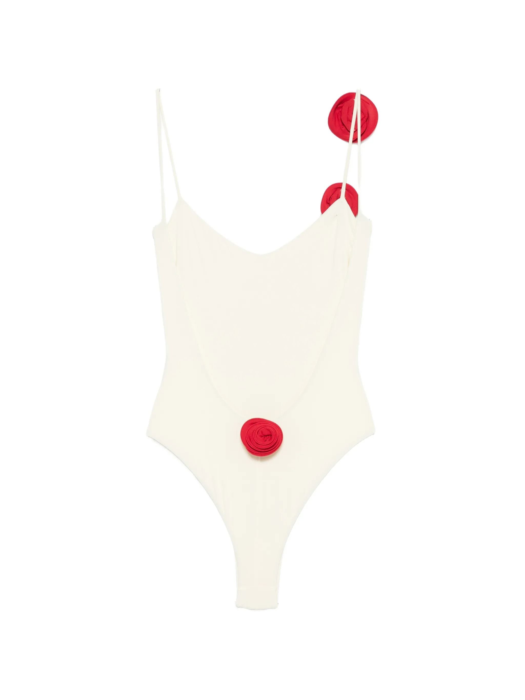 Costume intero Ashar con applicazione rose