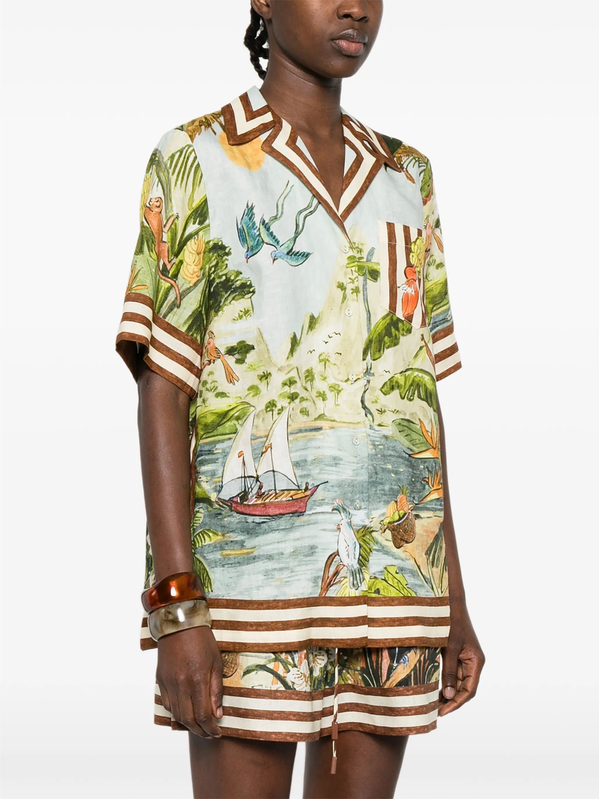 Camicia in lino Toucan