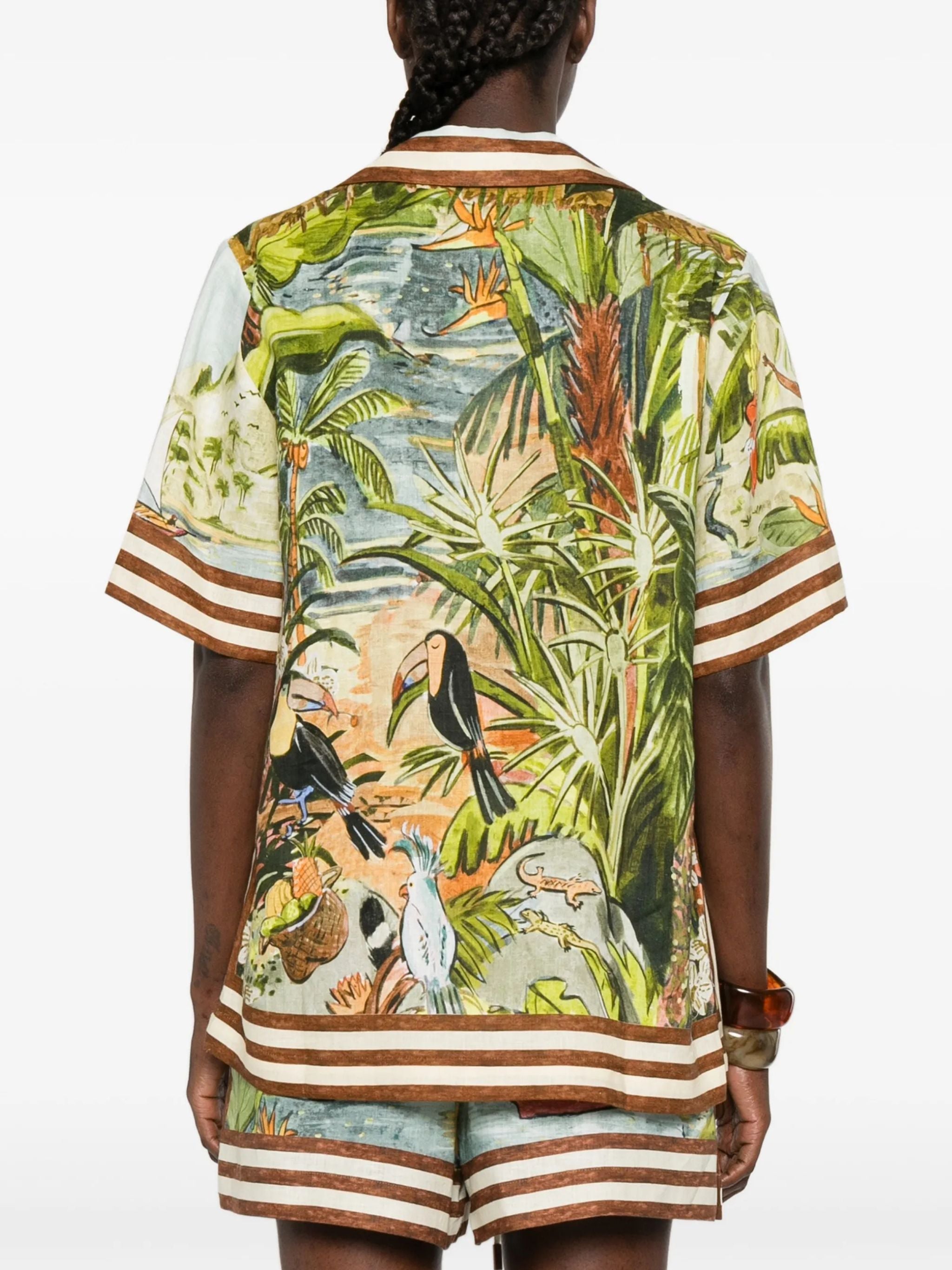Camicia in lino Toucan
