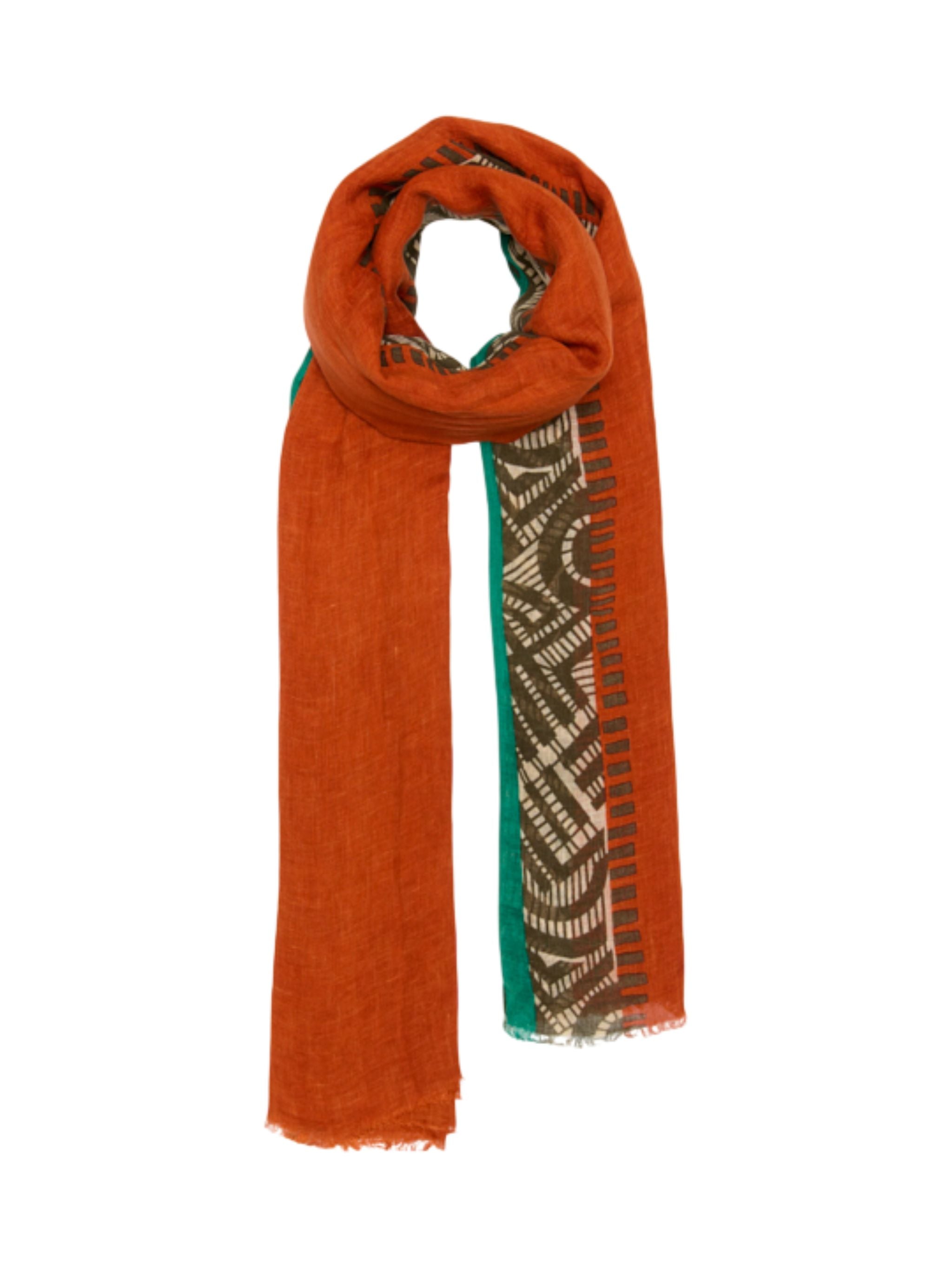 SCIARPA PAREO IN LINO