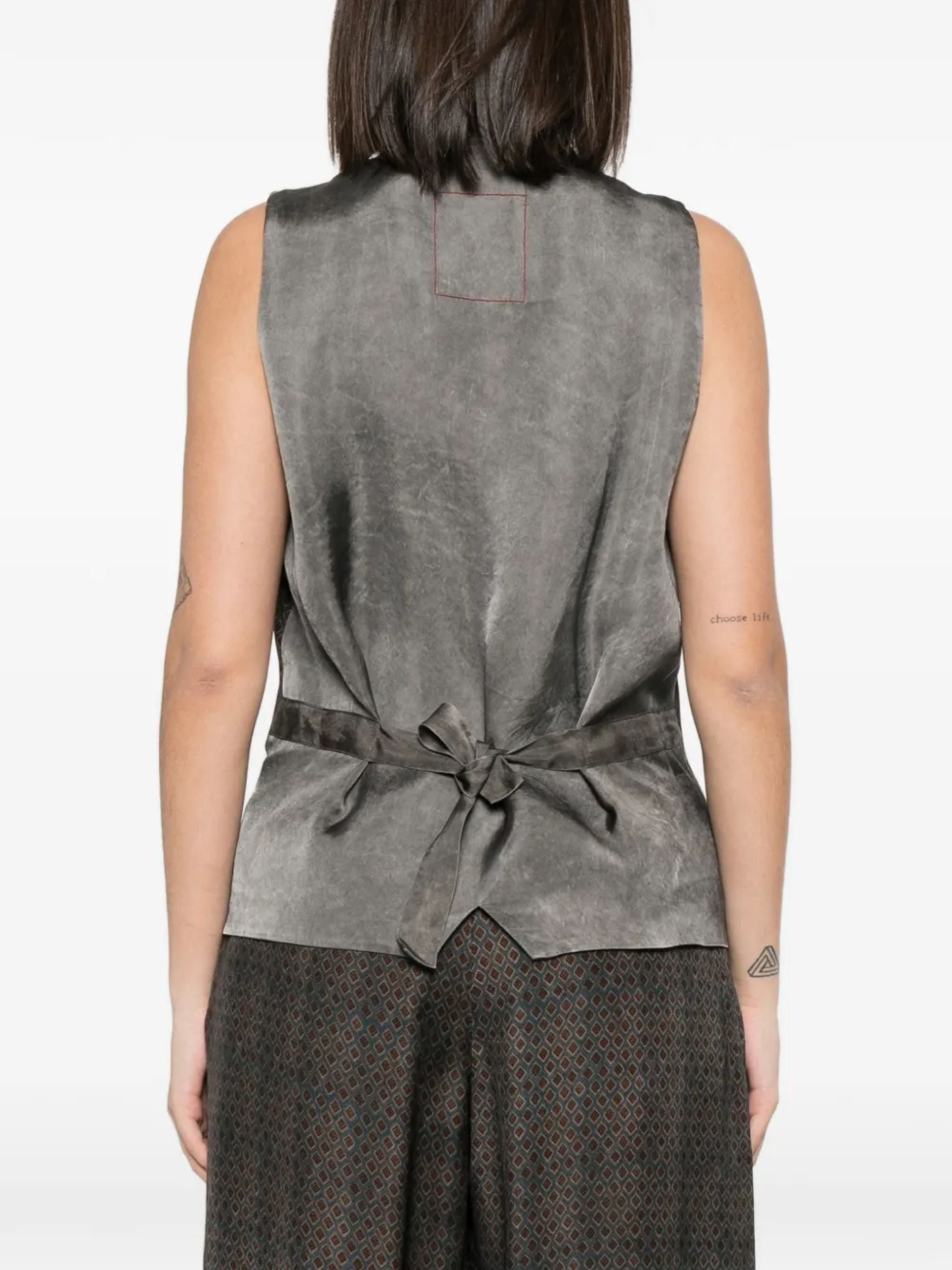 GILET IN SETA