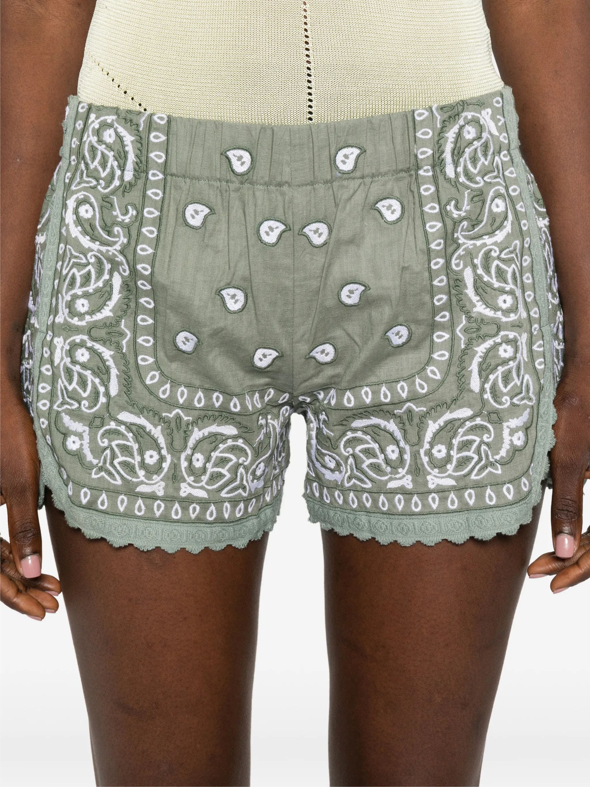 Shorts Bandana Khaki