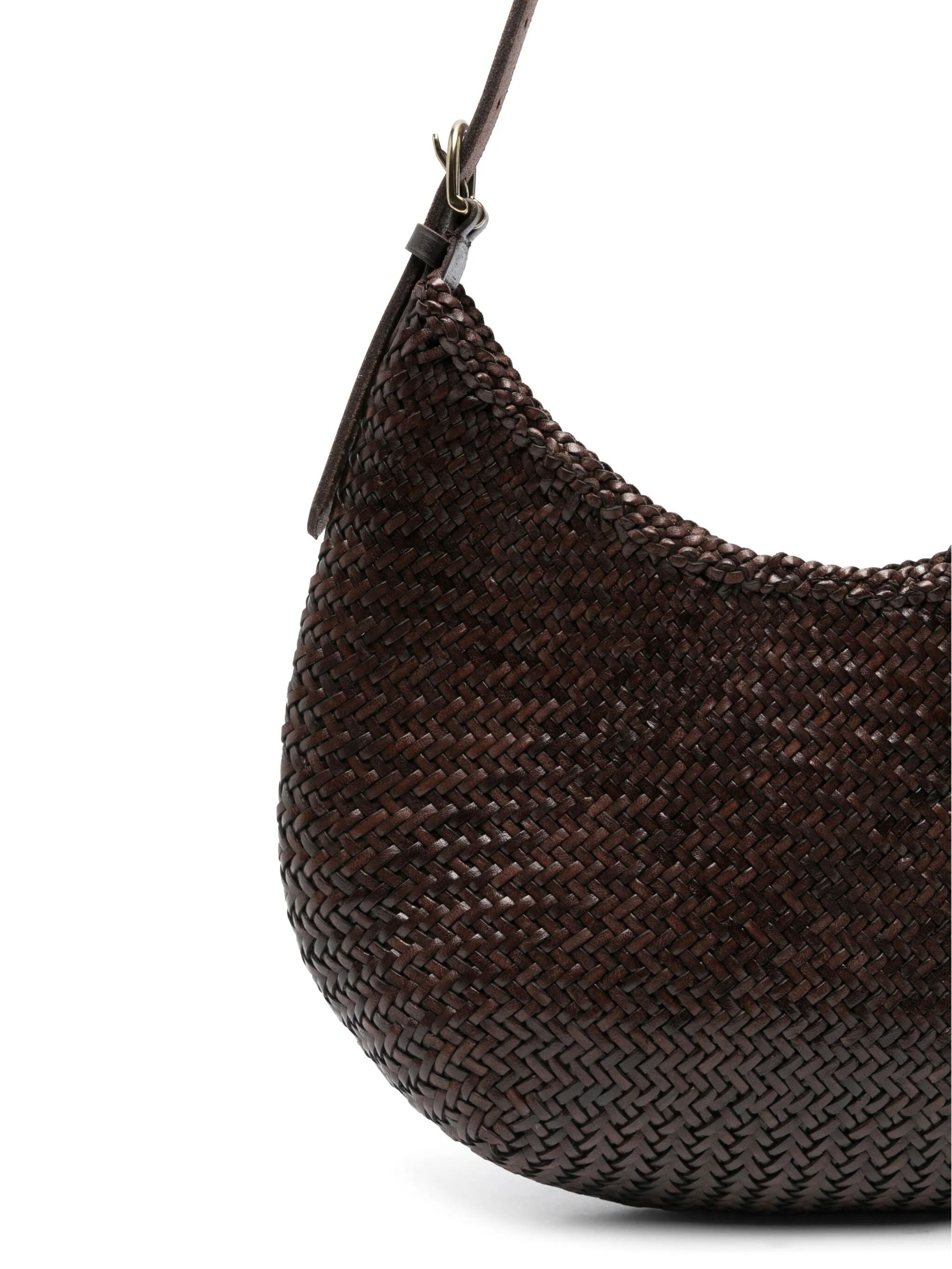 Borsa Mezzaluna dark brown