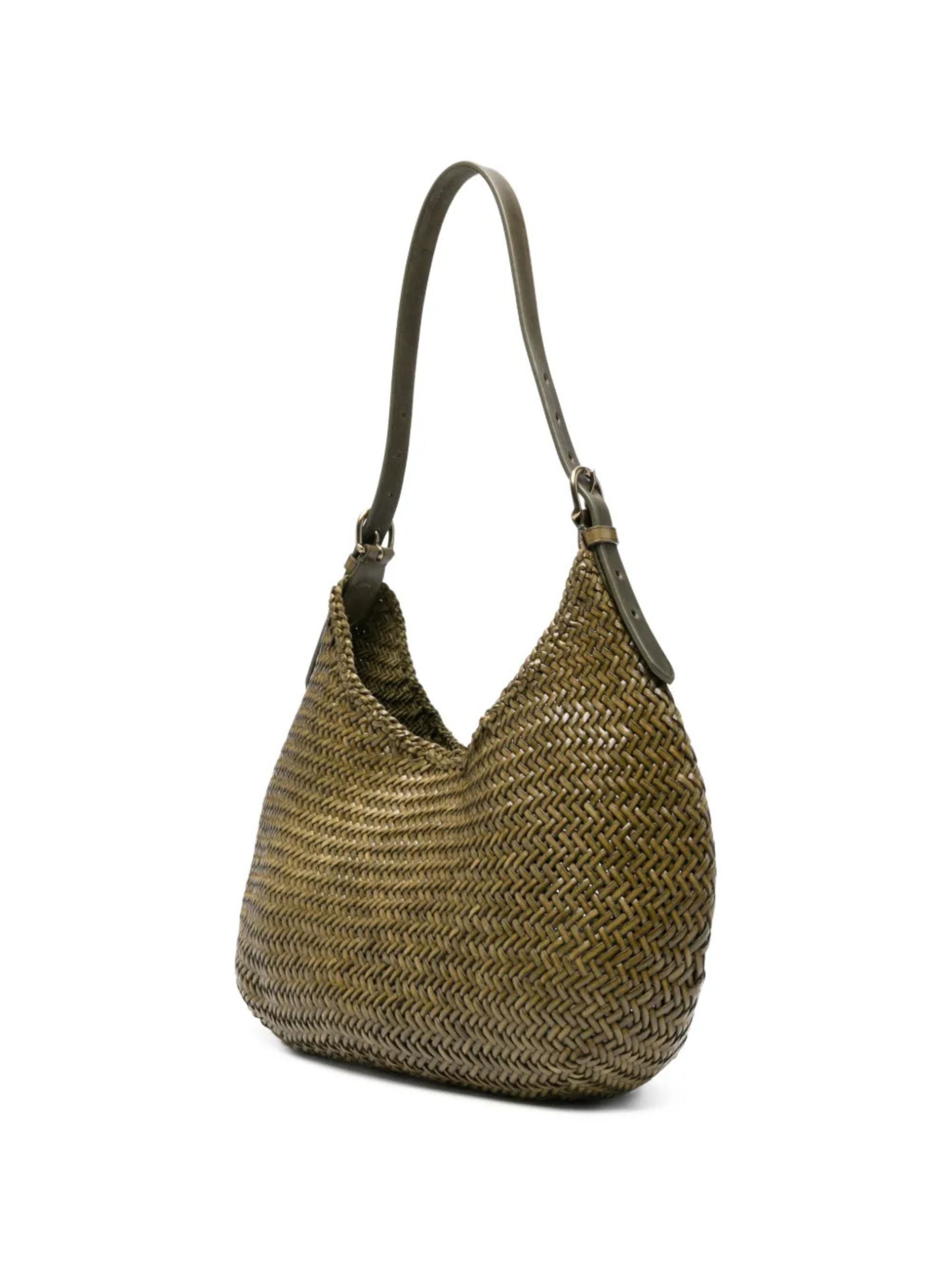 Borsa Mezza Luna Khaki