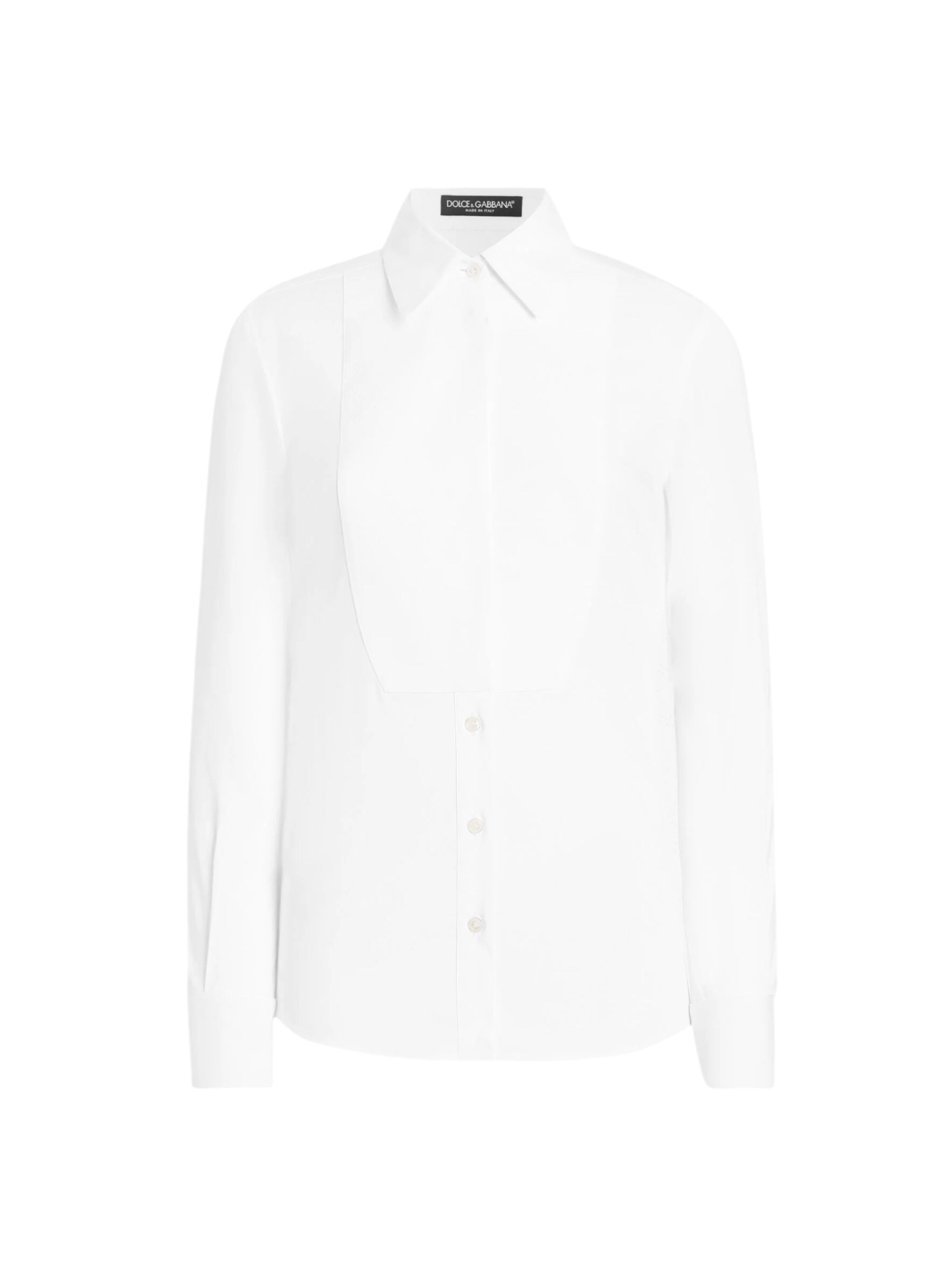 Camicia smoking in popeline stretch