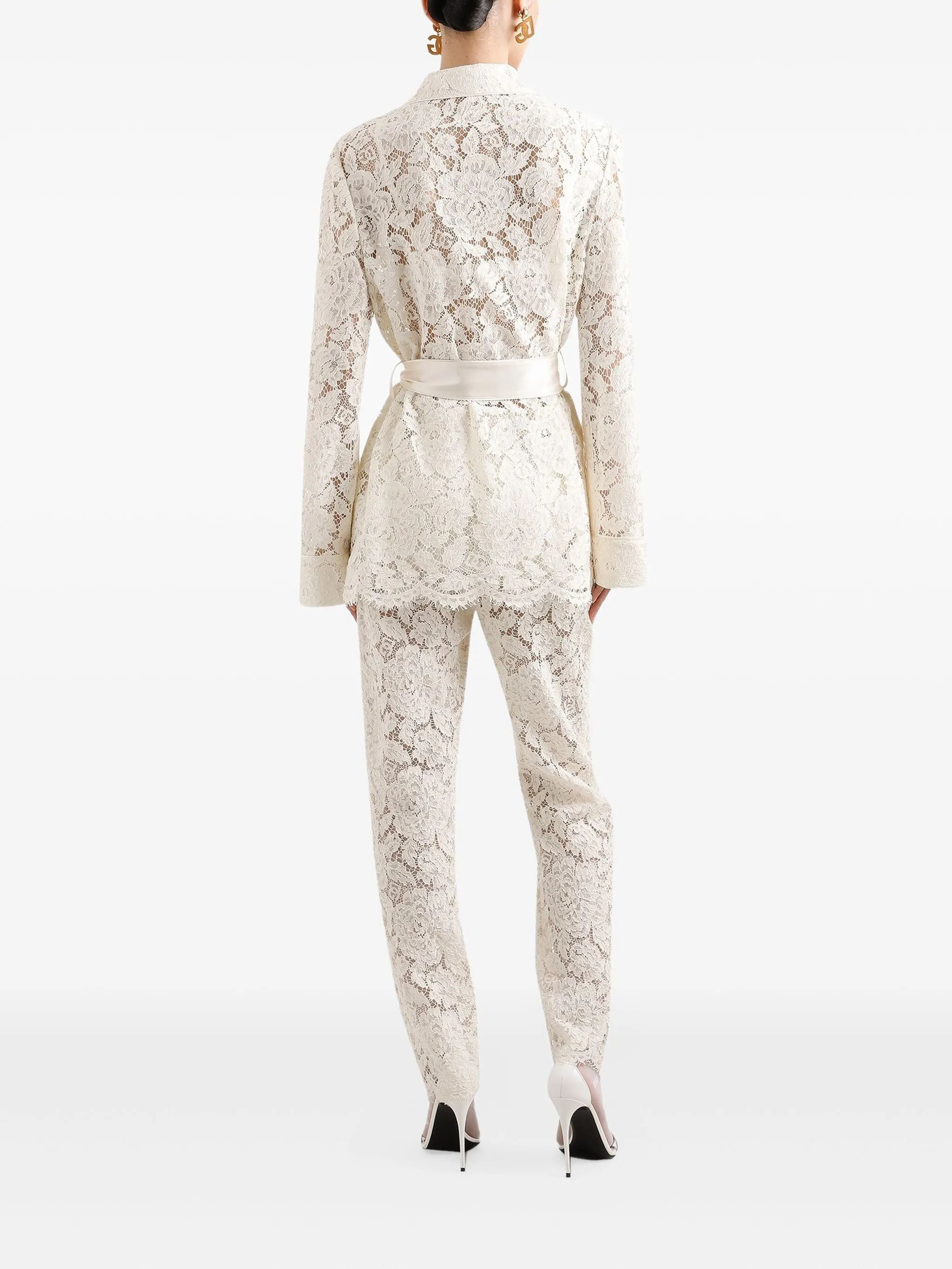 Floral lace vanity shirt
