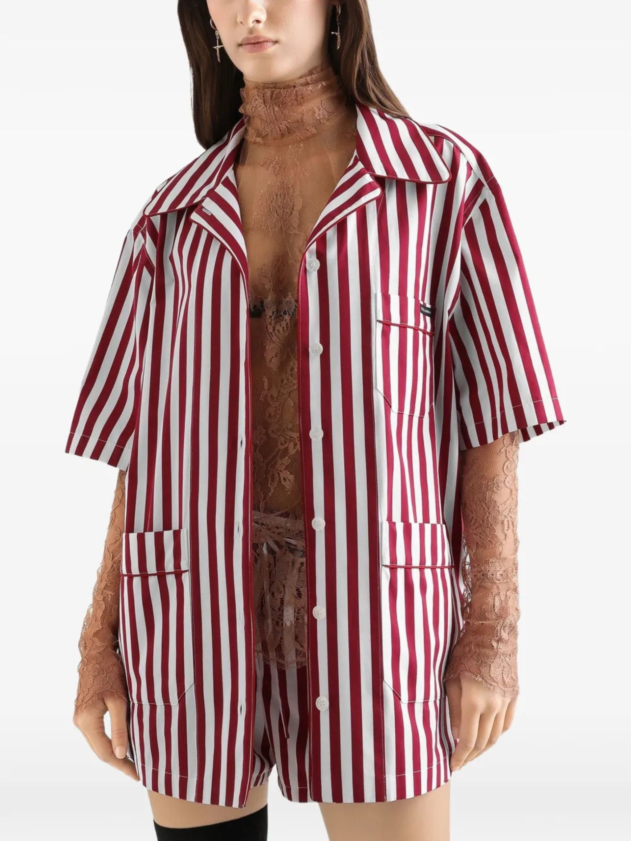 Striped cotton shirt