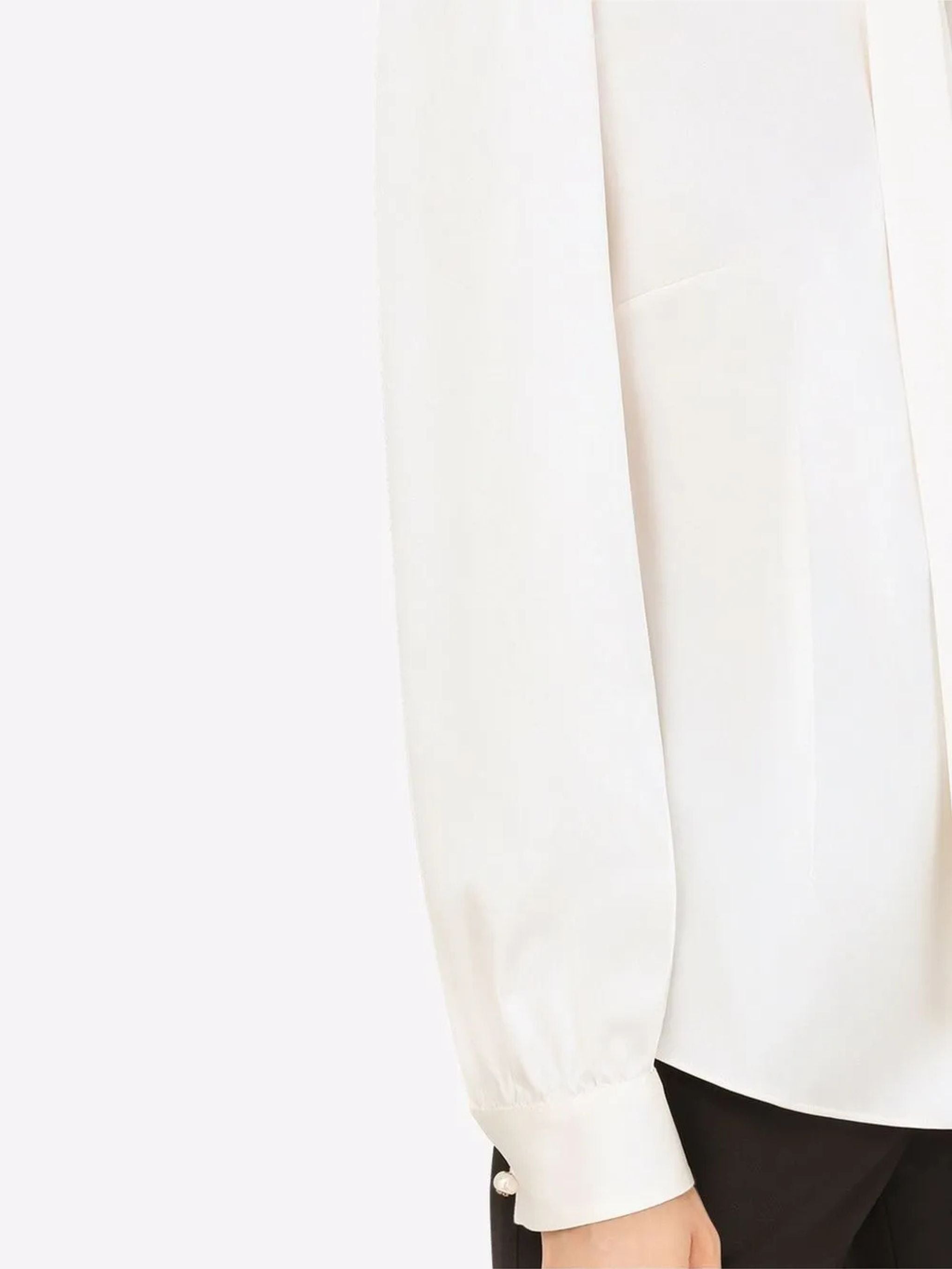 Tie-neck shirt