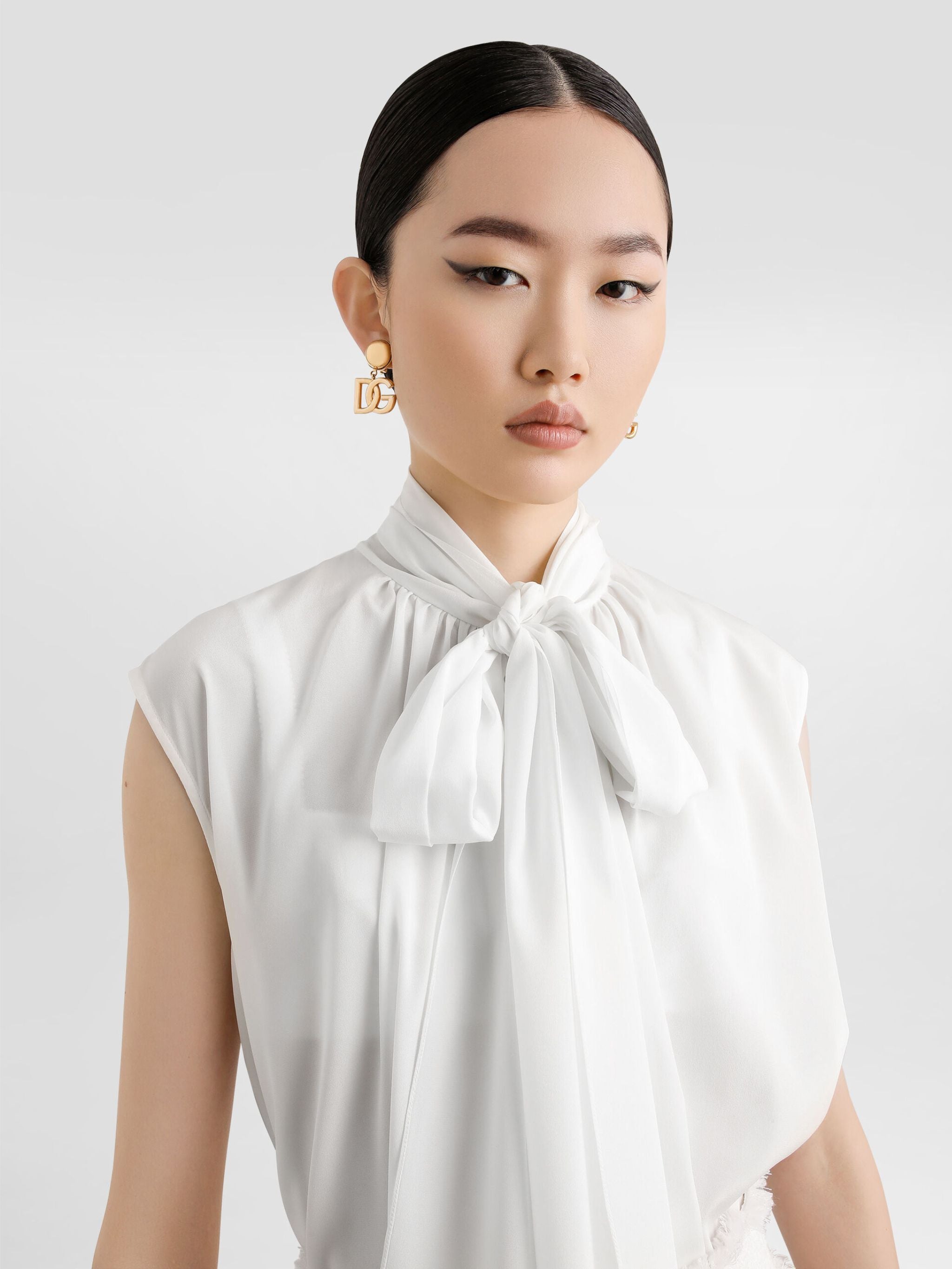 Crêpe de chine silk shirt