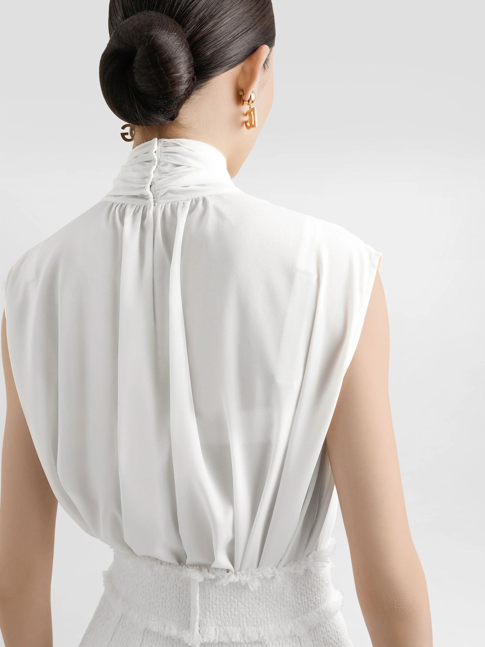 Crêpe de chine silk shirt