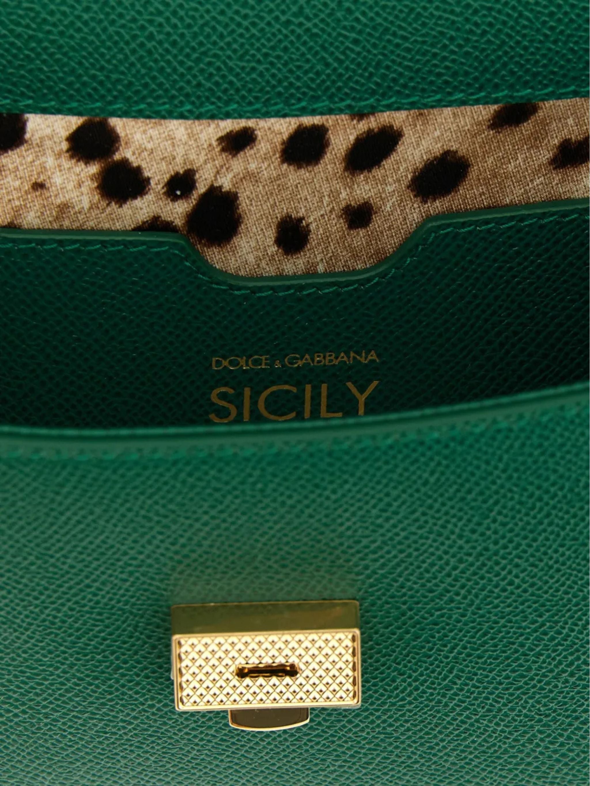 Borsa a mano Sicily media Smeraldo