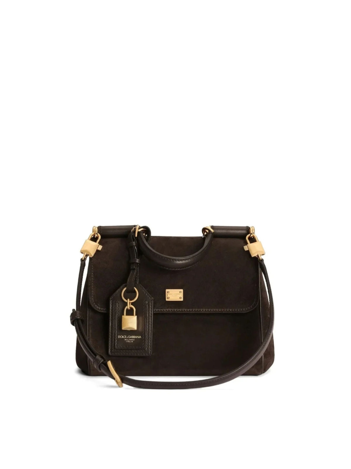 Borsa a mano My Sicily piccola in suede