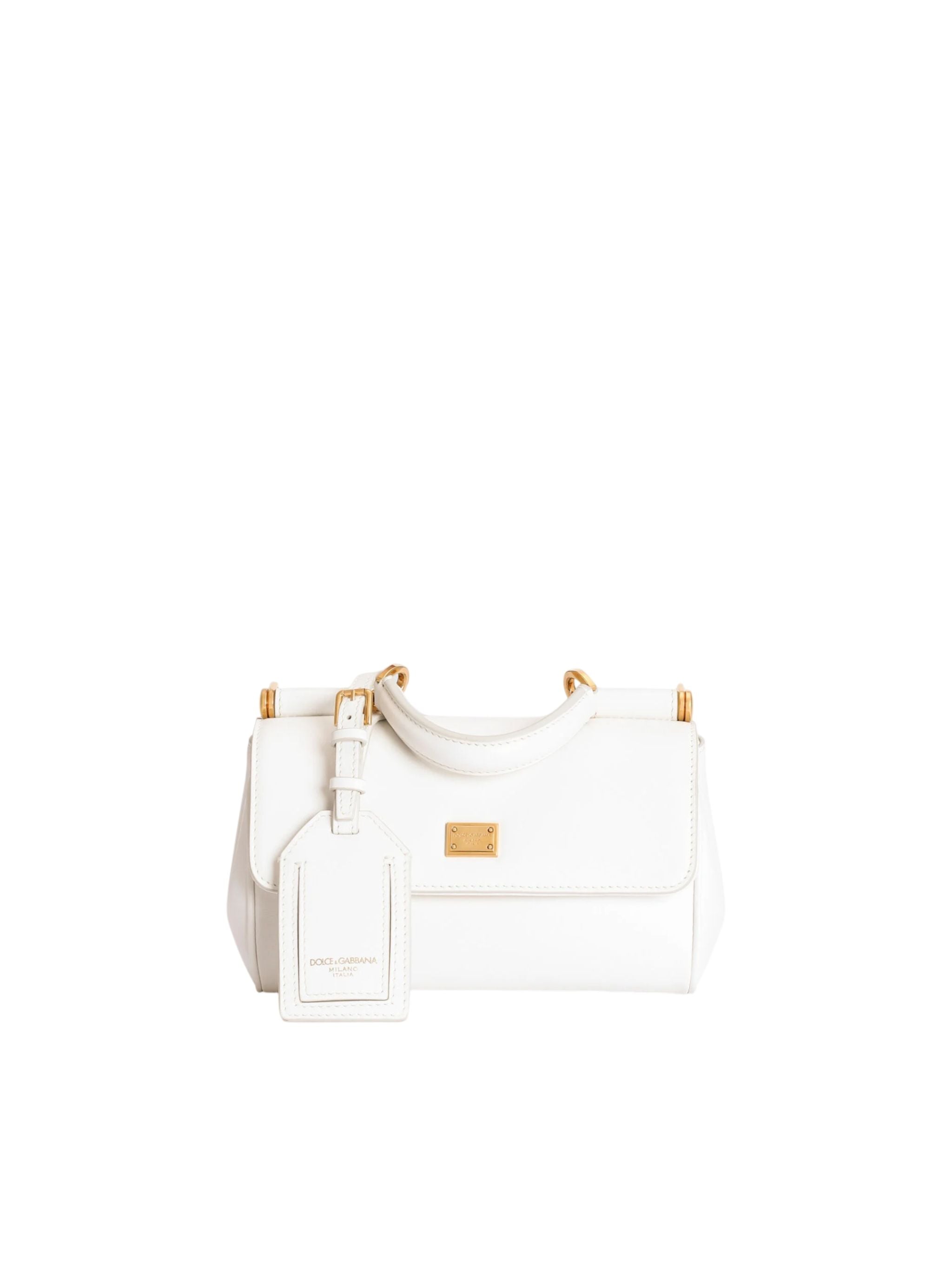 Borsa a mano My Sicily mini in pelle di vitello plongé