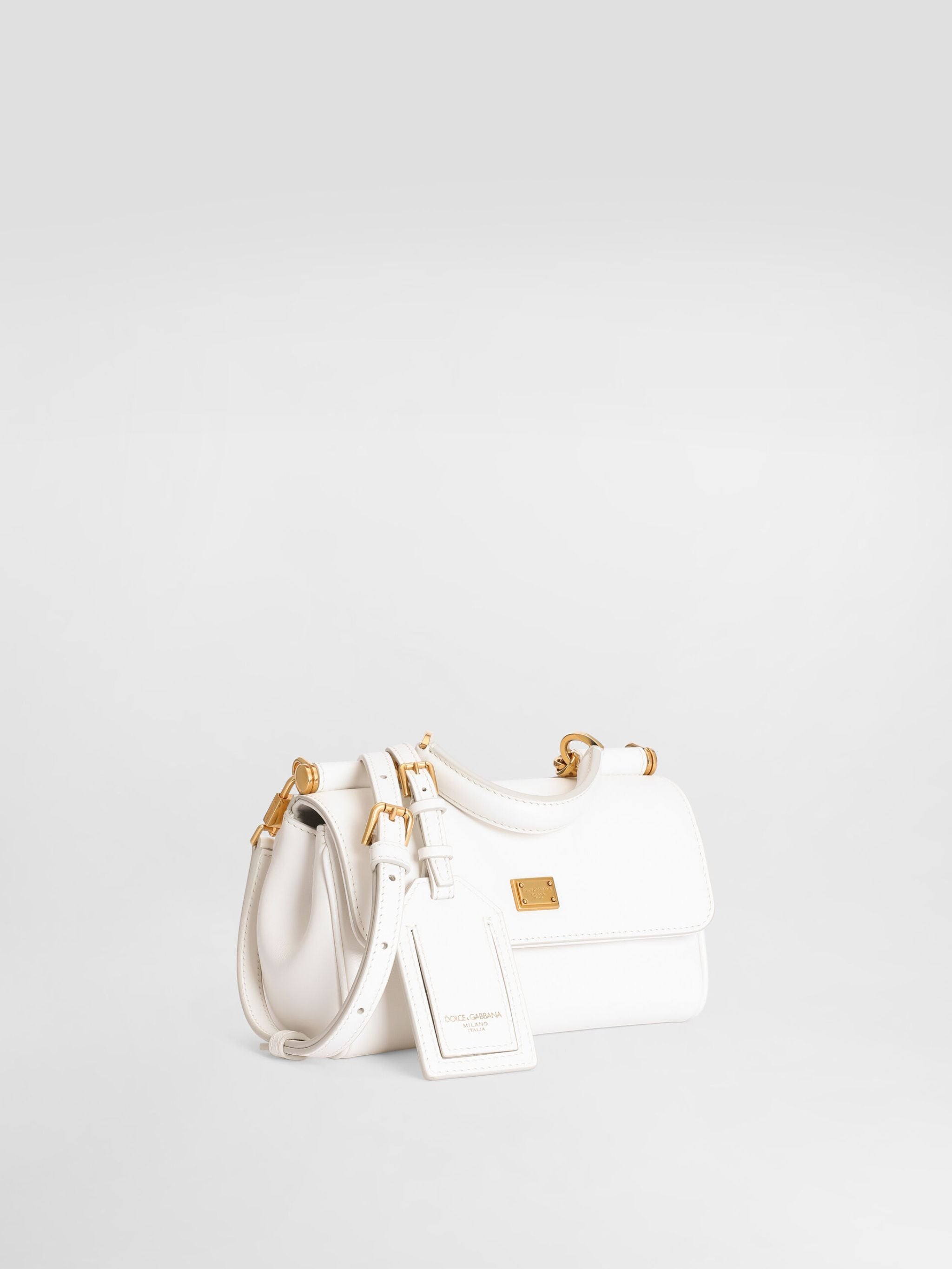 Borsa a mano My Sicily mini in pelle di vitello plongé