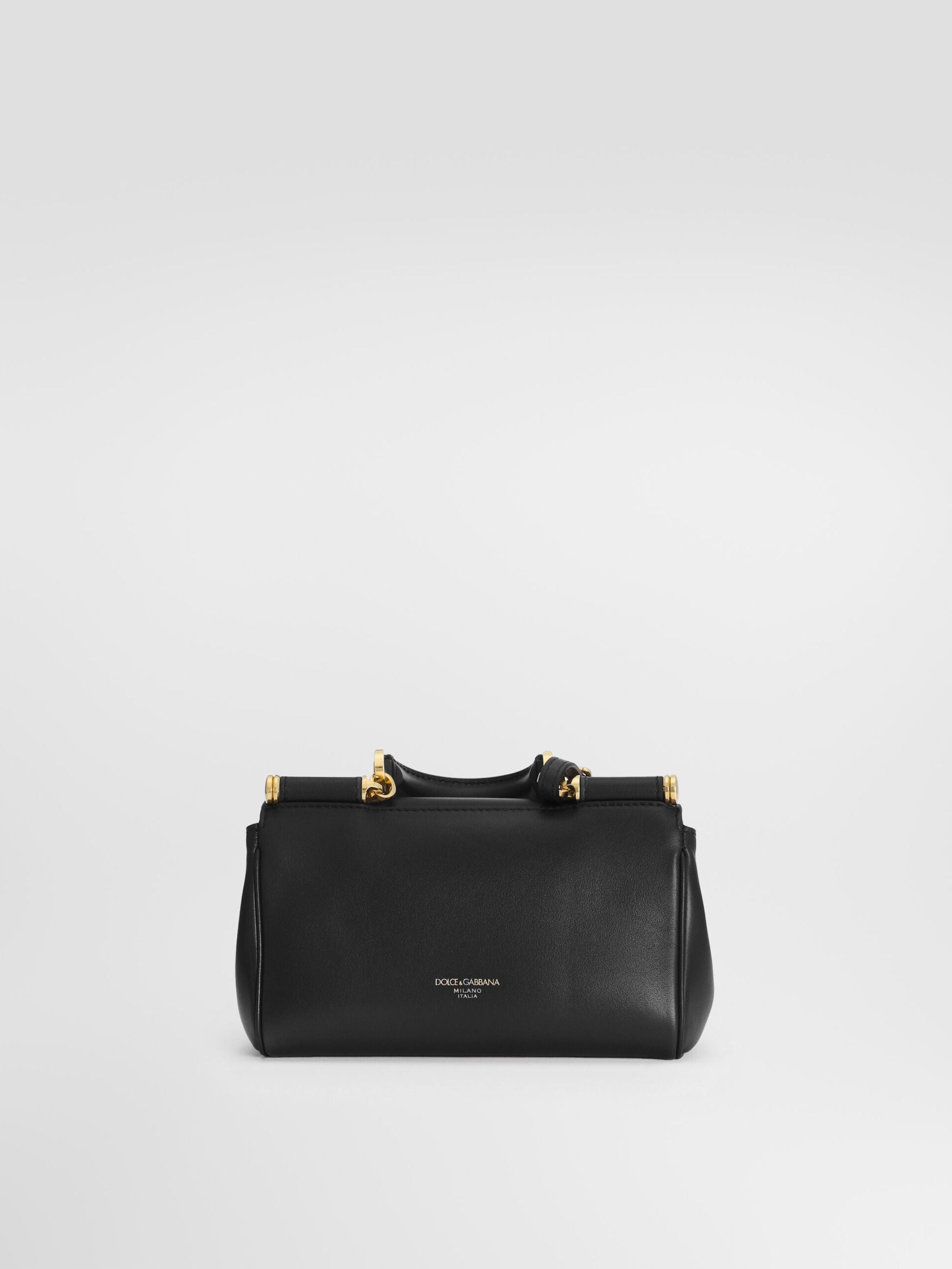 Borsa a mano My Sicily mini in pelle di vitello plongé