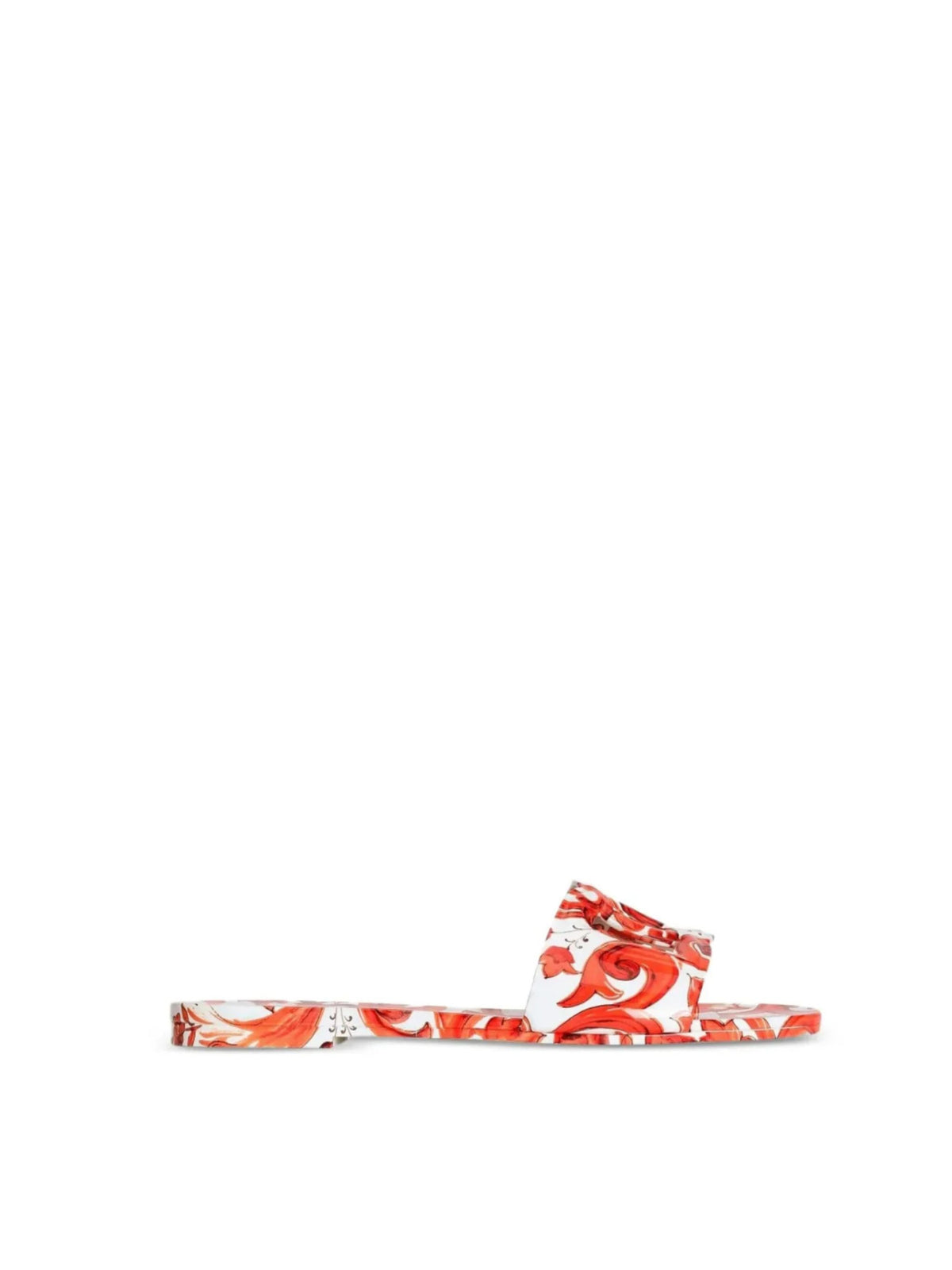 Slide beachwear in gomma maiolica