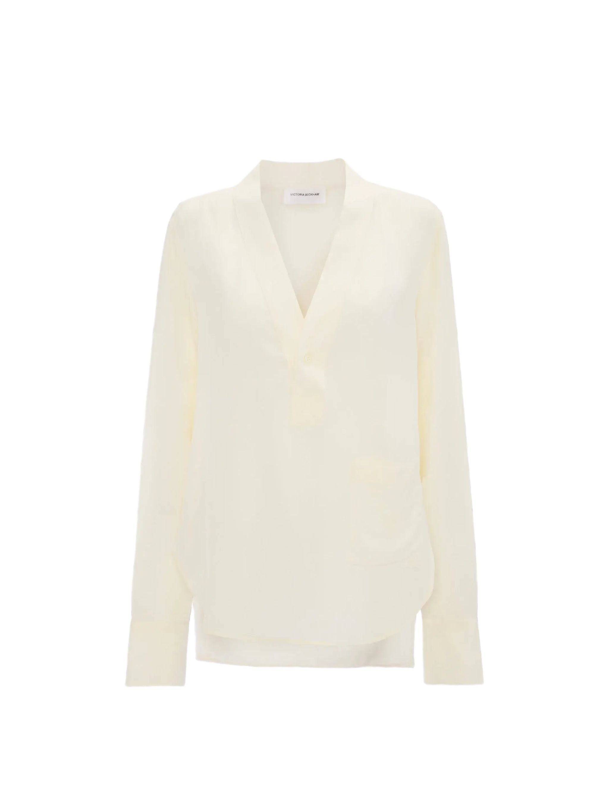 V NECK BLOUSE