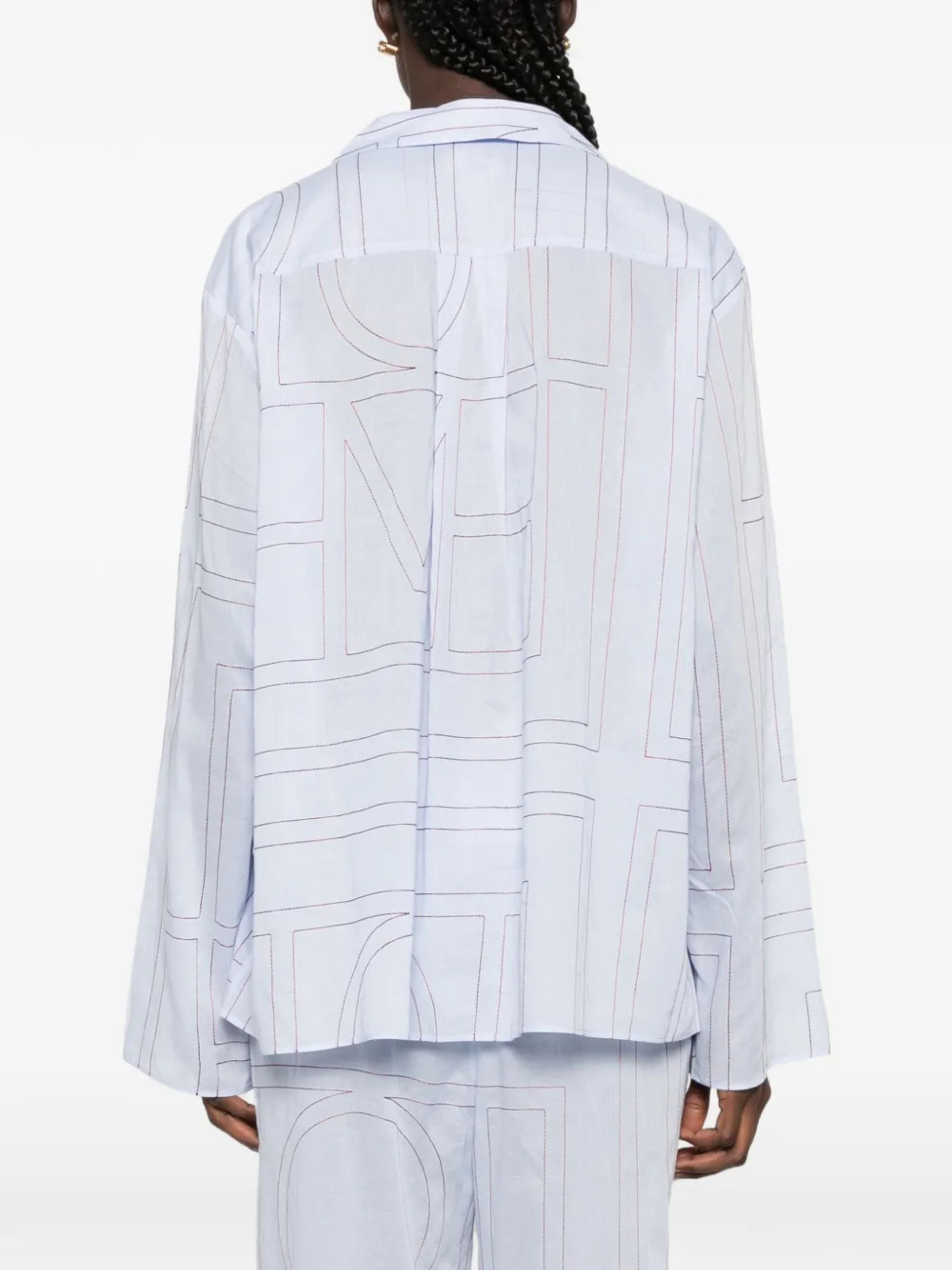 MONOGRAMCOTTONBLENDPJ TOP