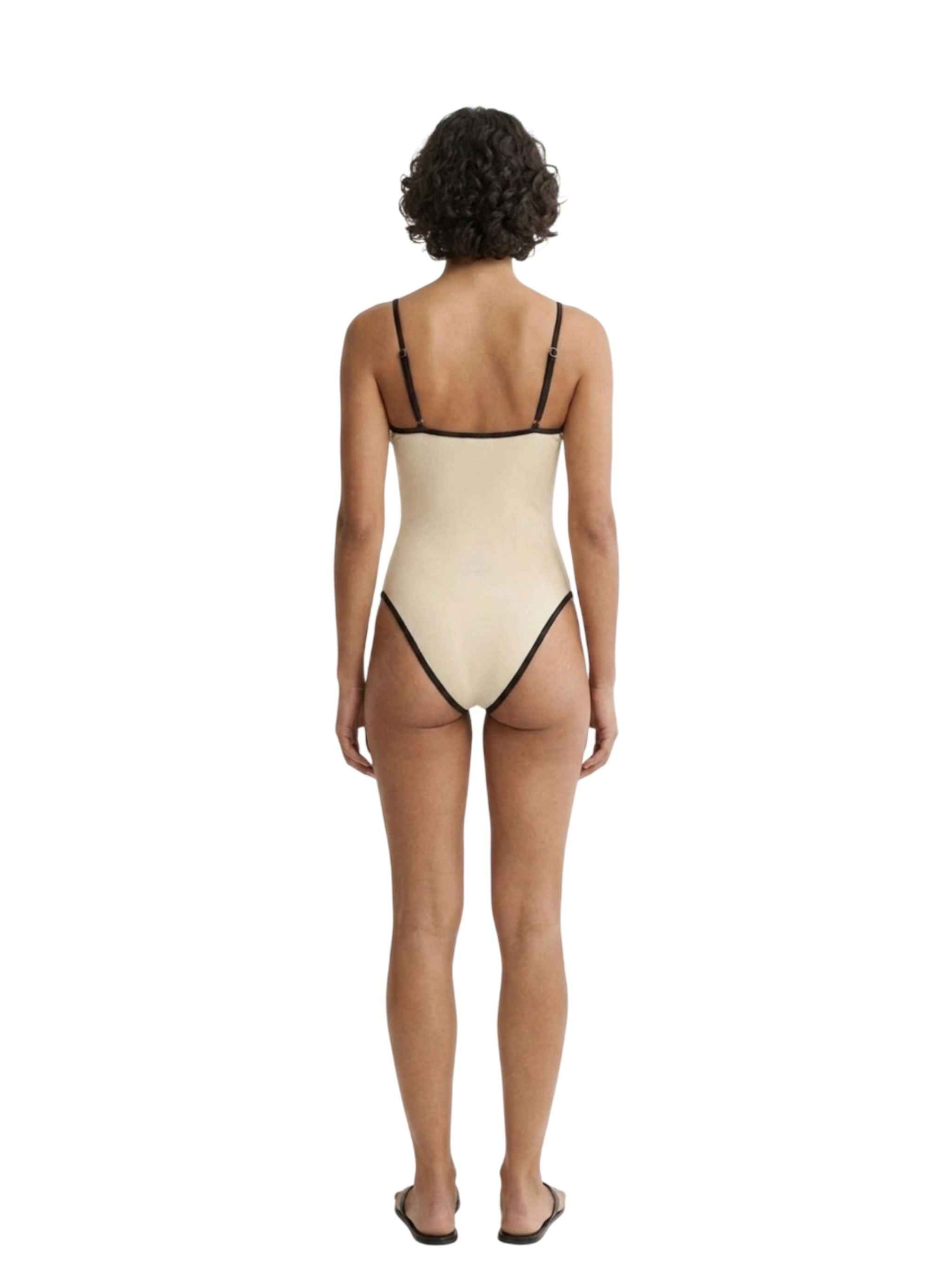 STRIPE FOGE SWIMSUIT