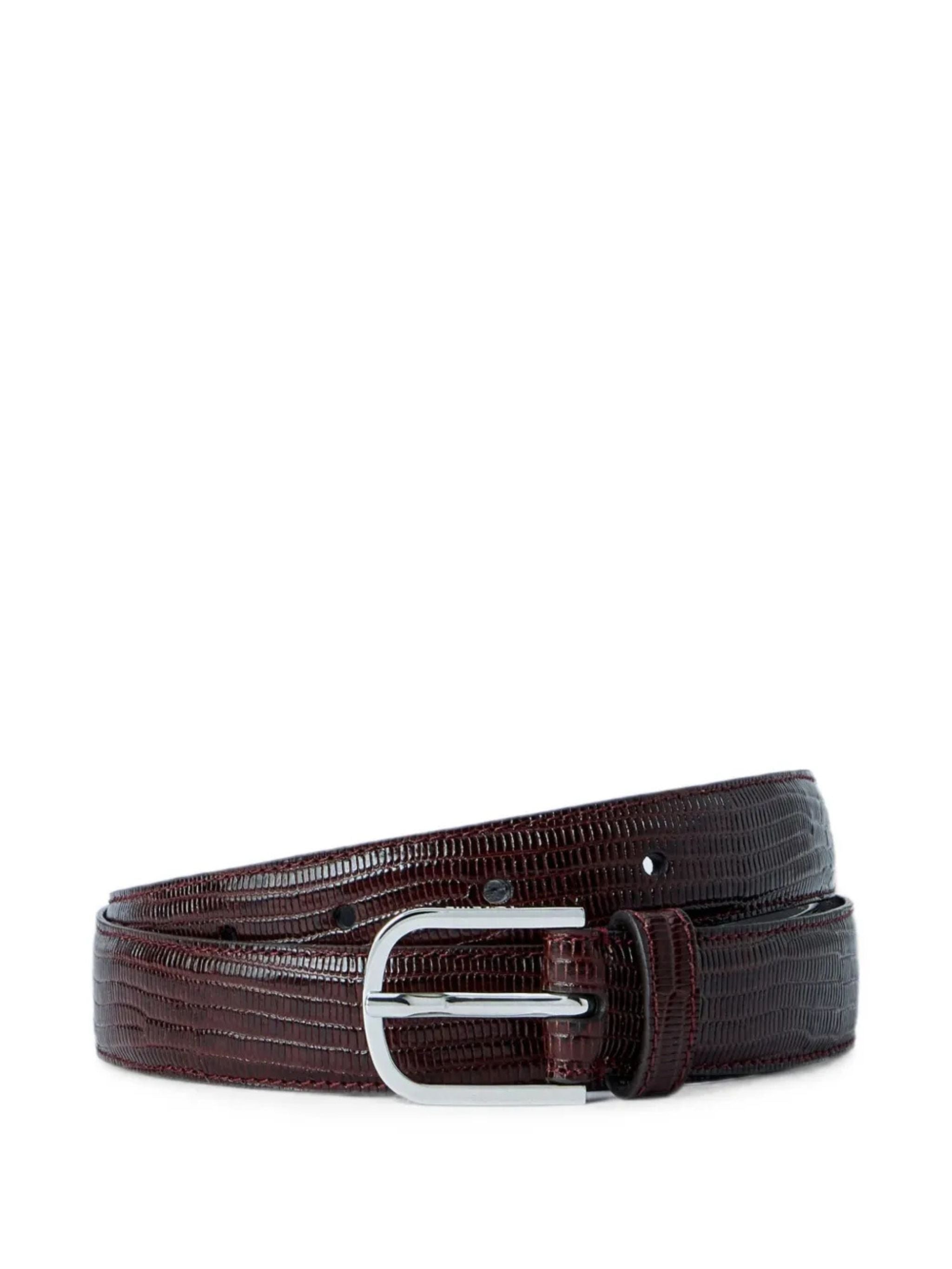 Cintura Lizard in pelle