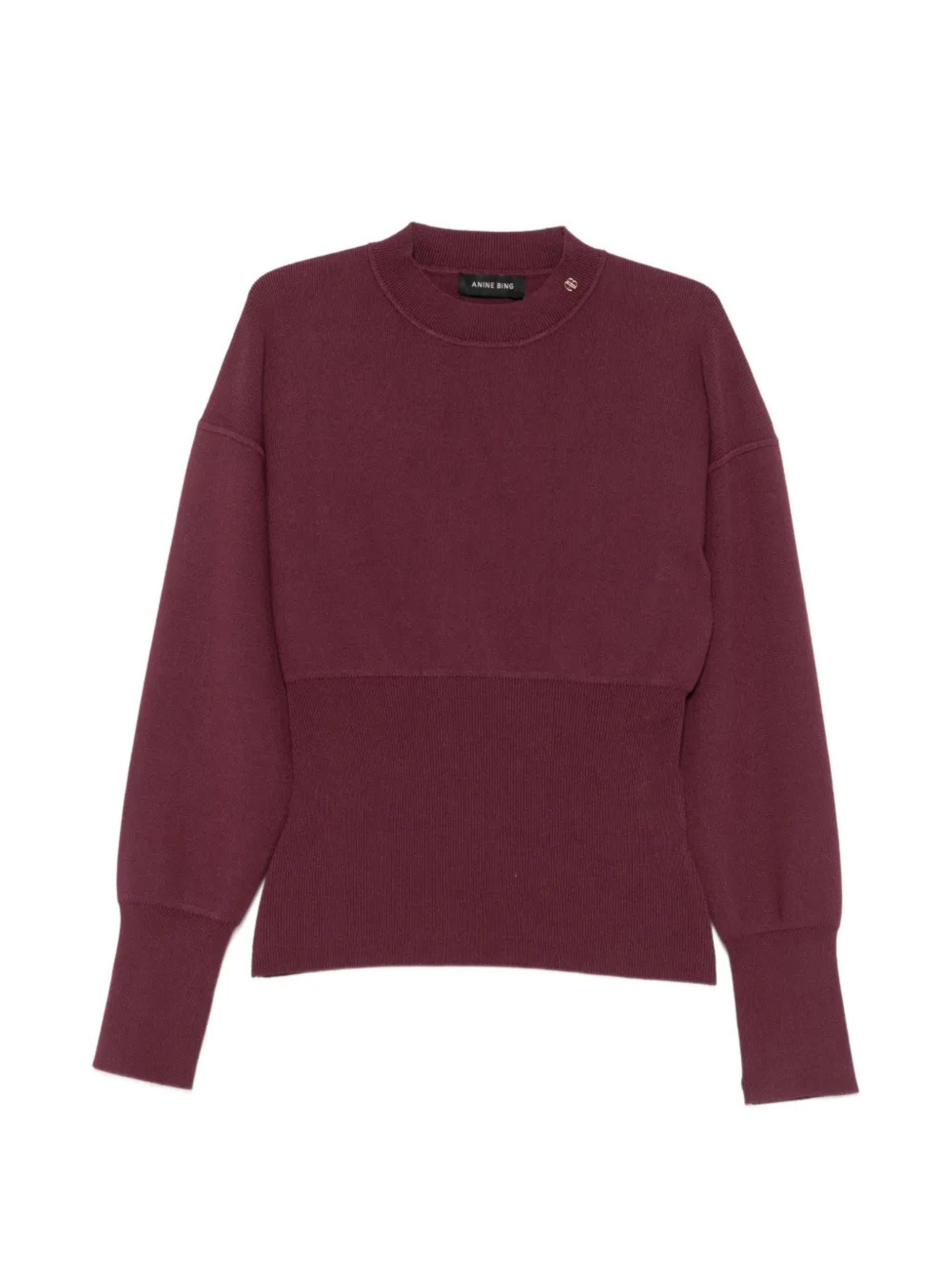 Maglione girocollo Bordeaux