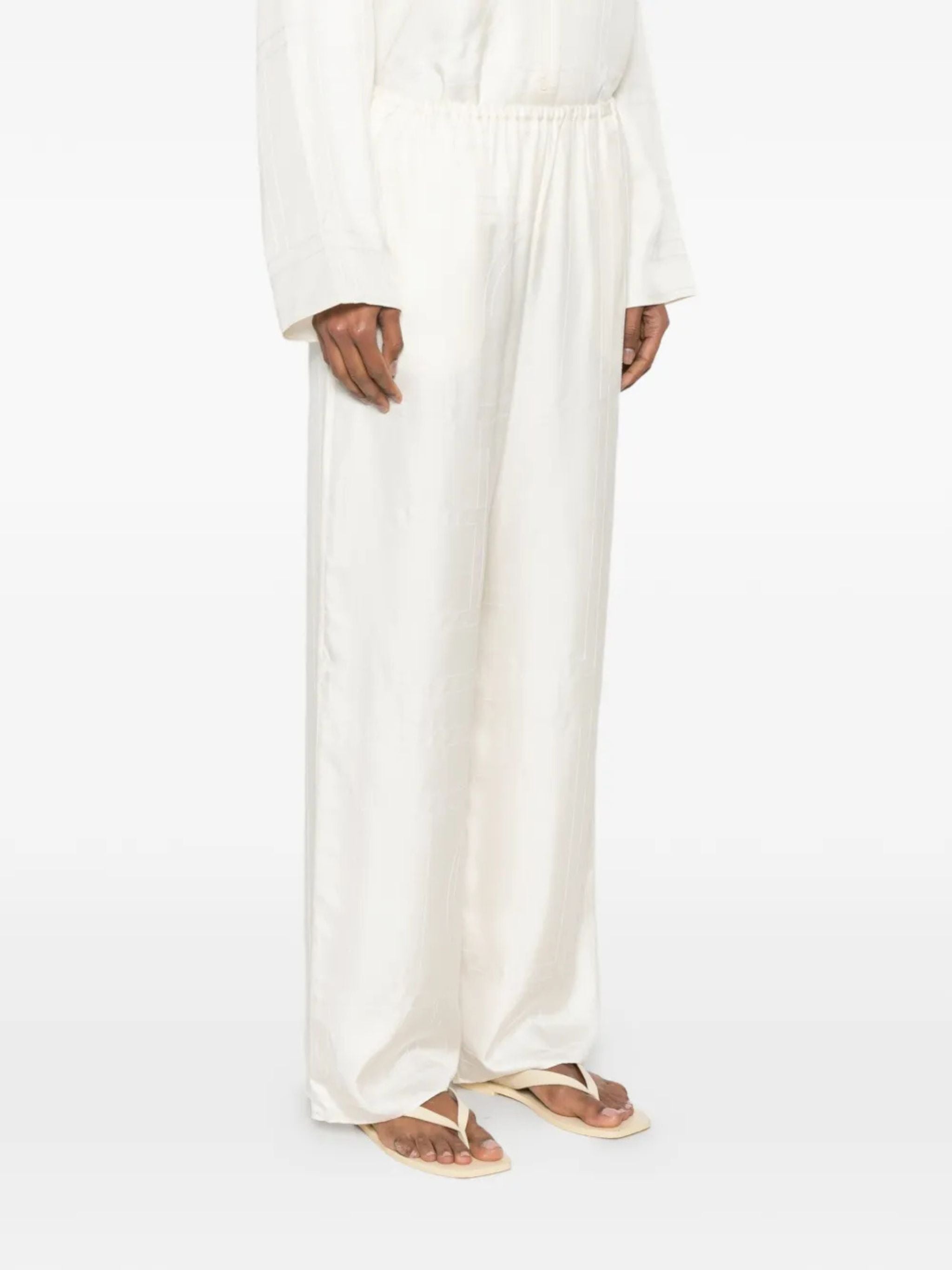 MONOGRAM SILK PJ BOTTOMS
