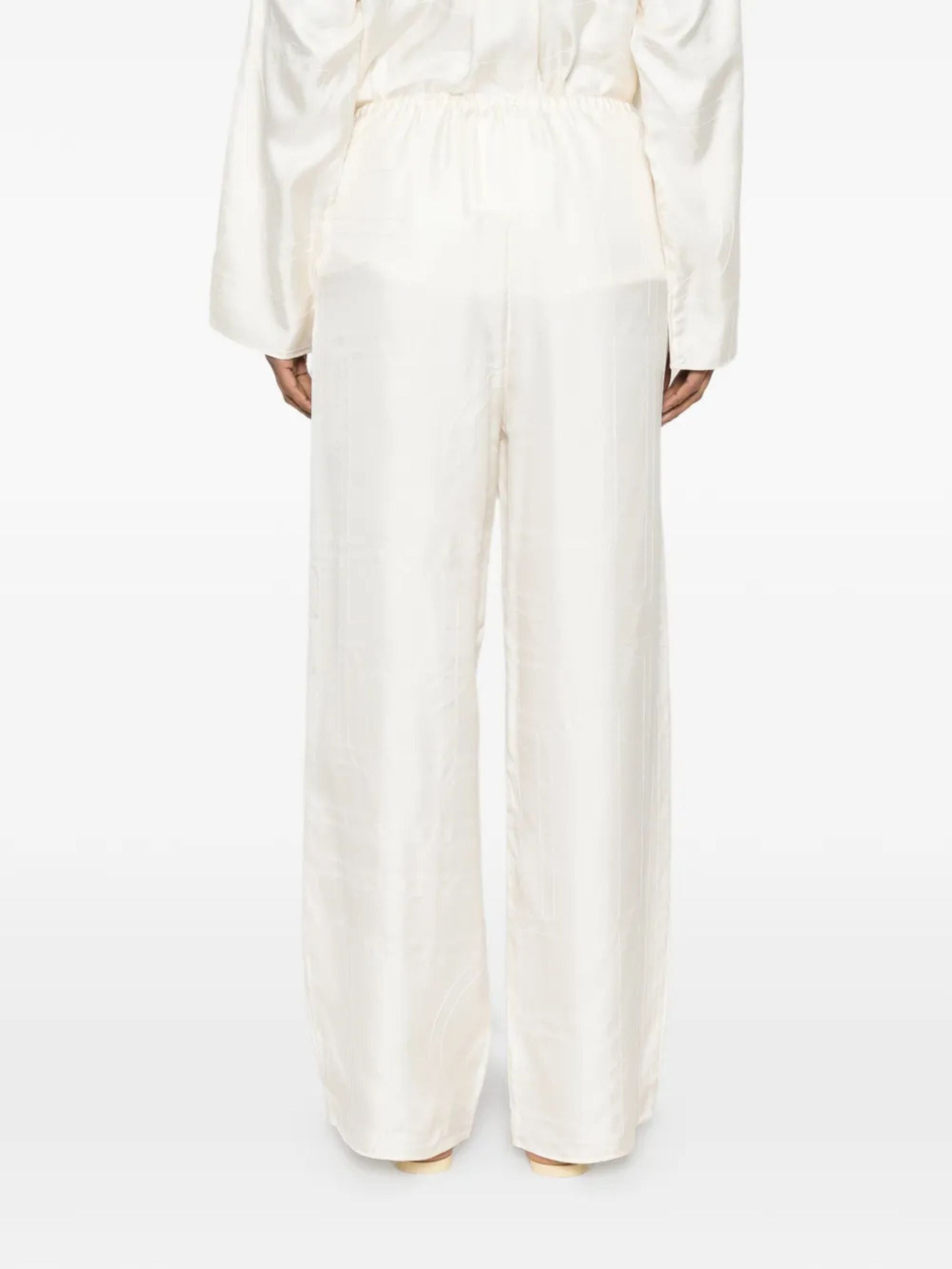 MONOGRAM SILK PJ BOTTOMS