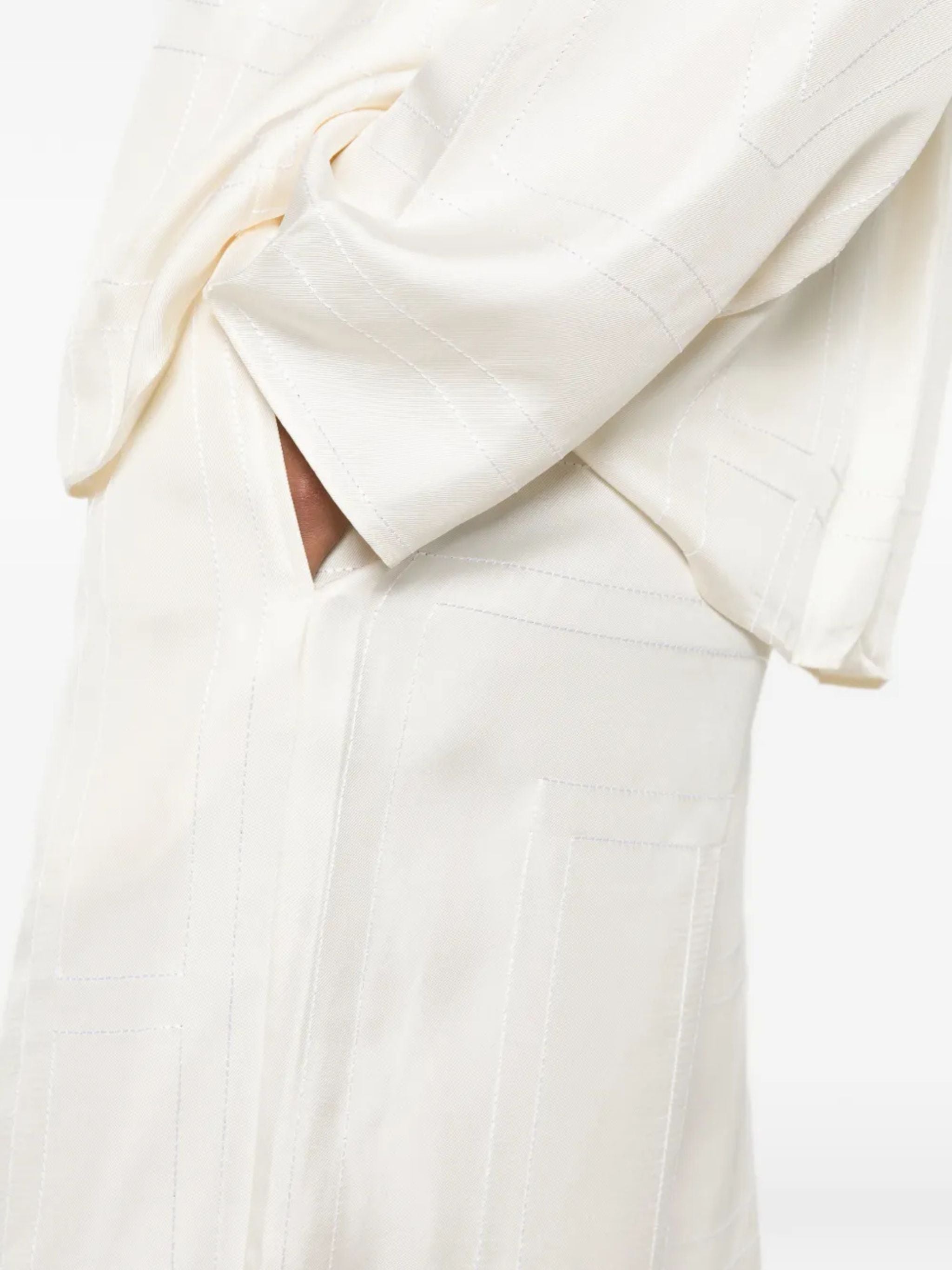 MONOGRAM SILK PJ BOTTOMS