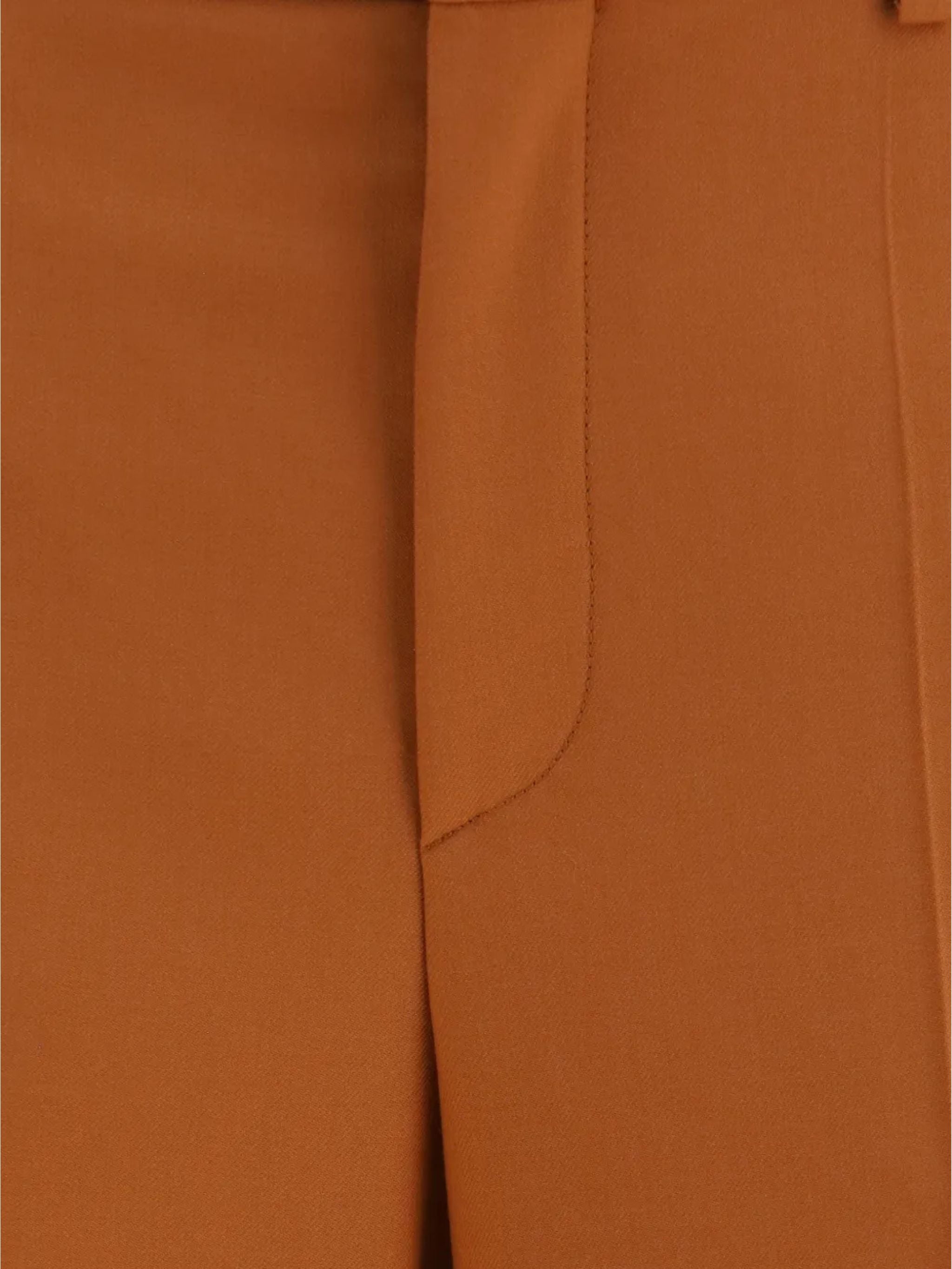 Pantaloni a gamba larga in lana
