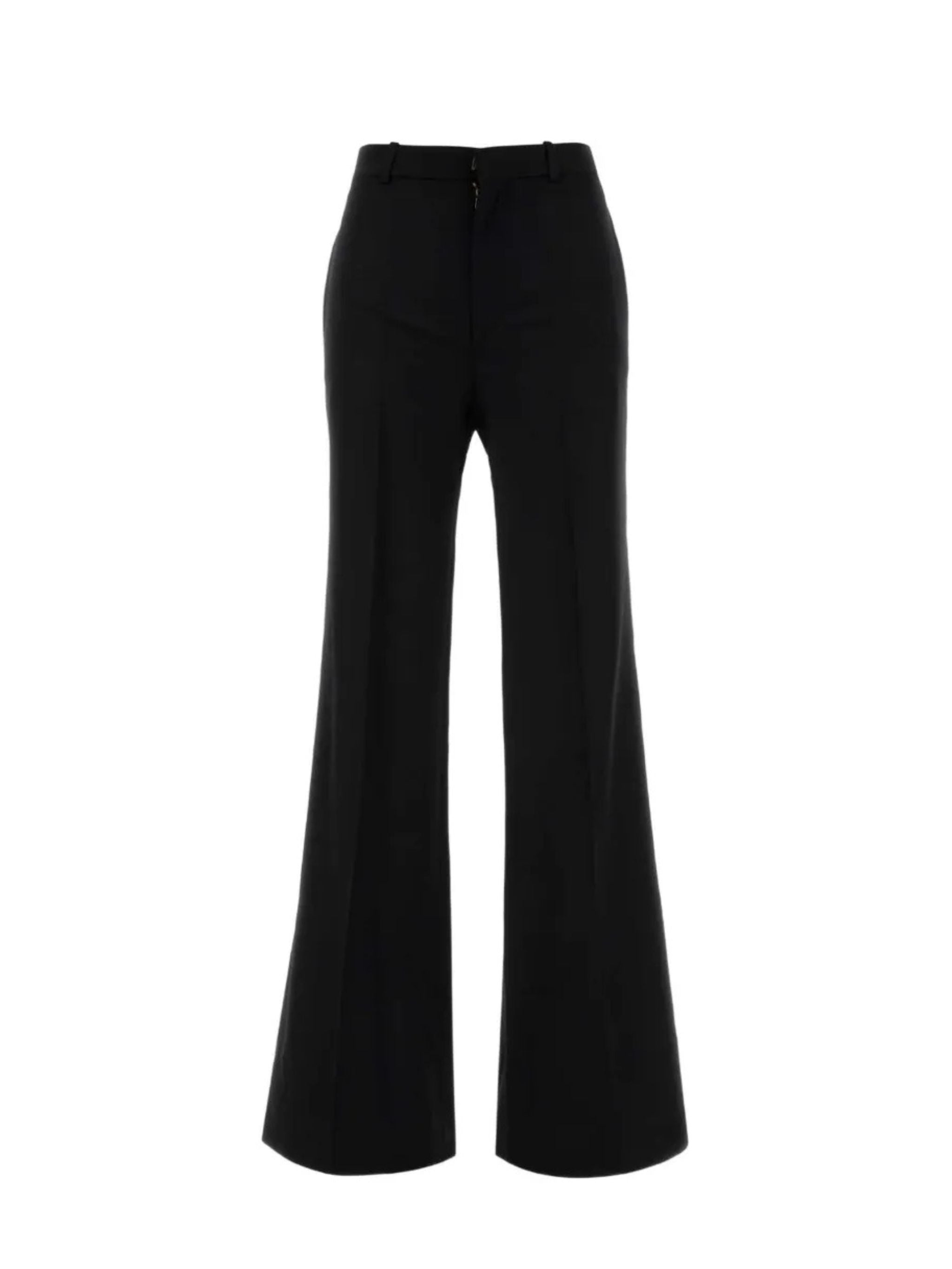Pantaloni svasati in lana