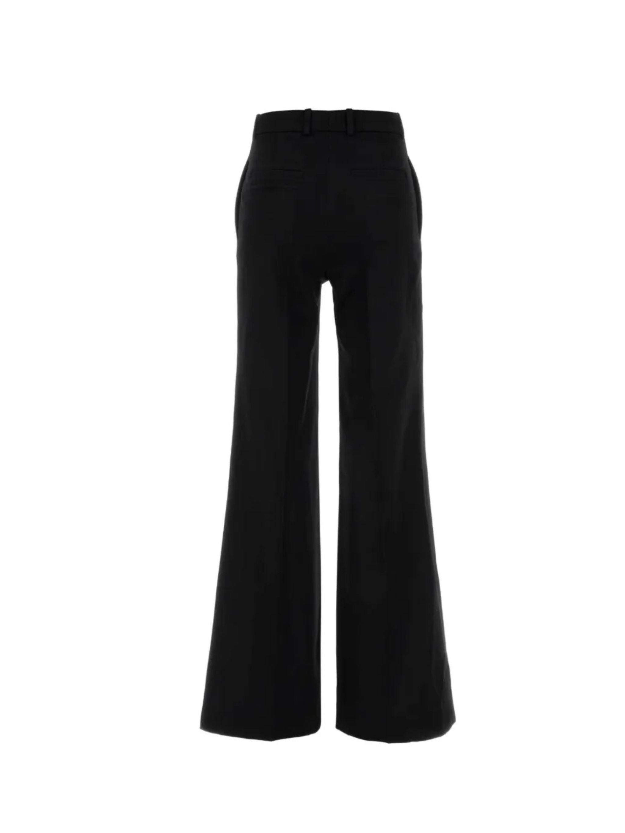 Pantaloni svasati in lana