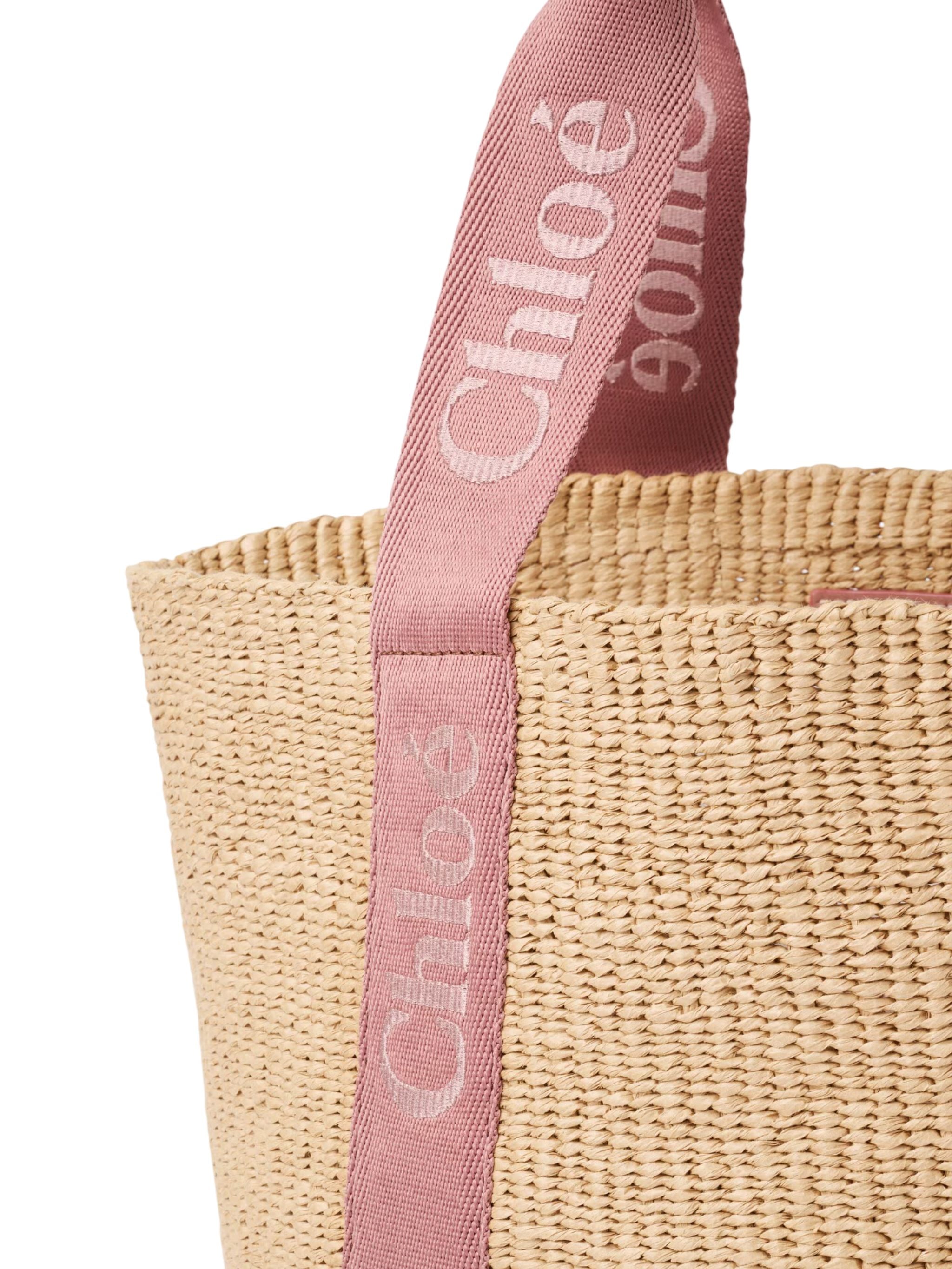 Borsa cesto Woody grande in fibre naturali