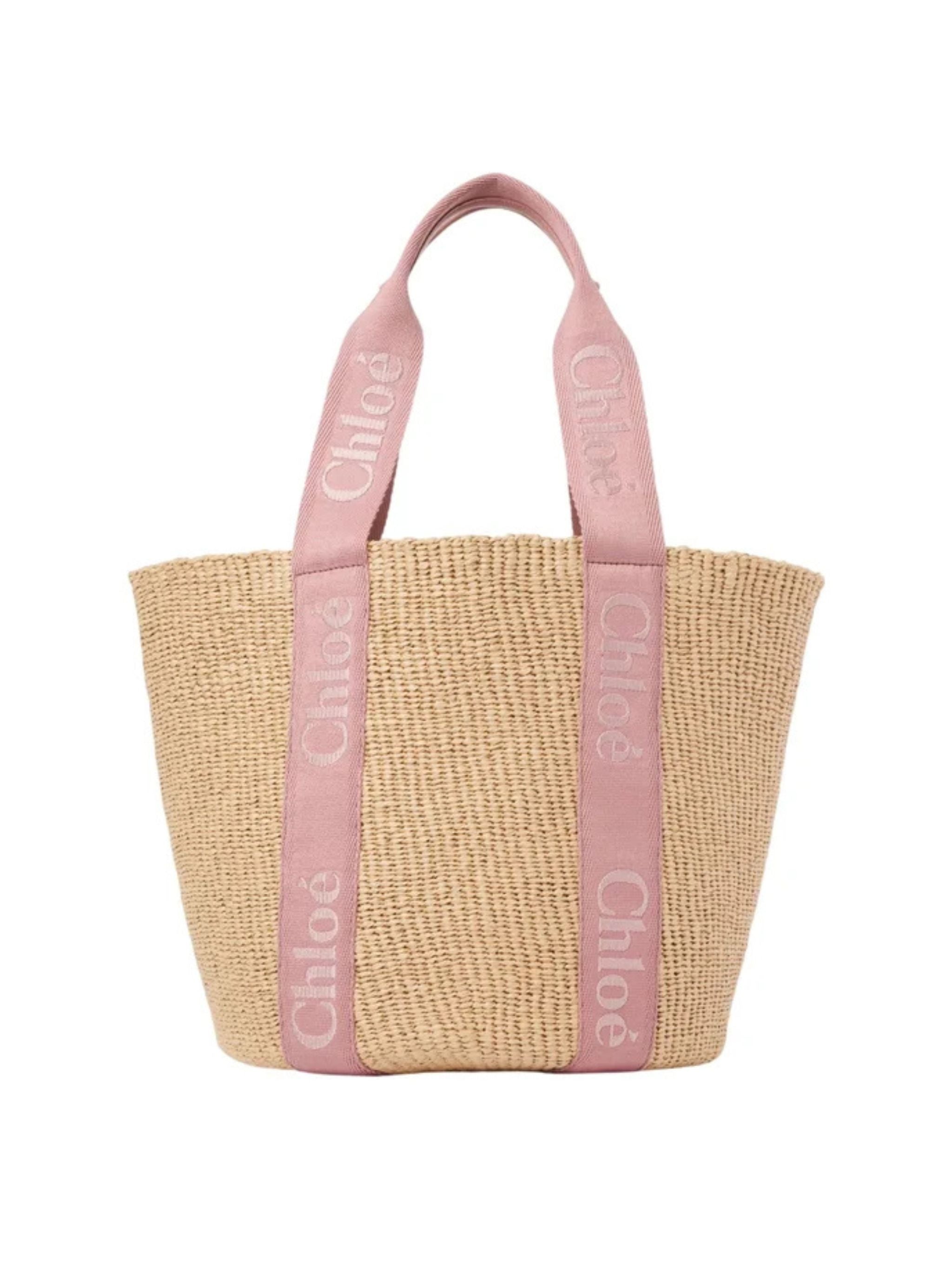 Borsa cesto Woody grande in fibre naturali
