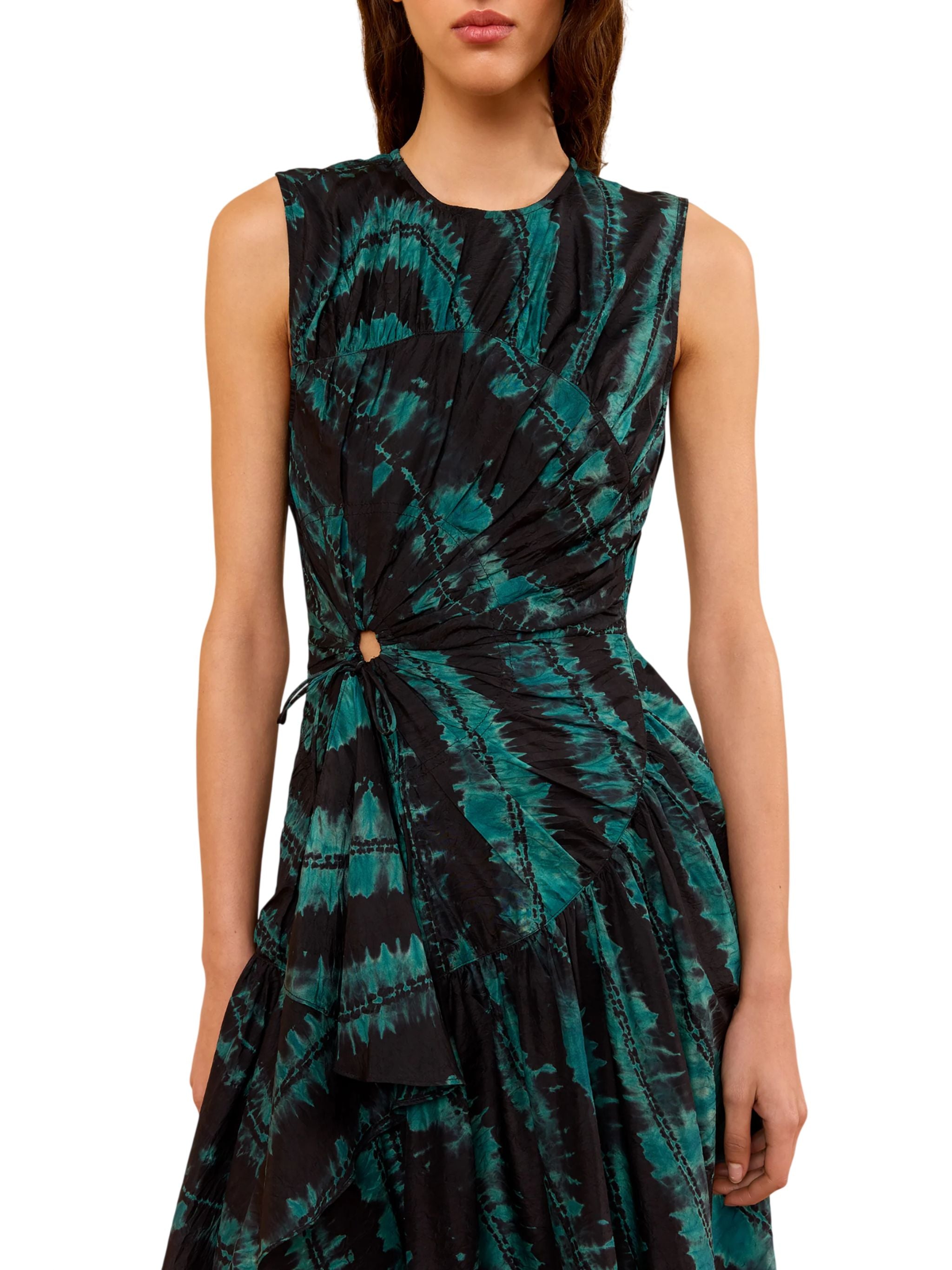 VEDA SHIBORI DYED DRESS