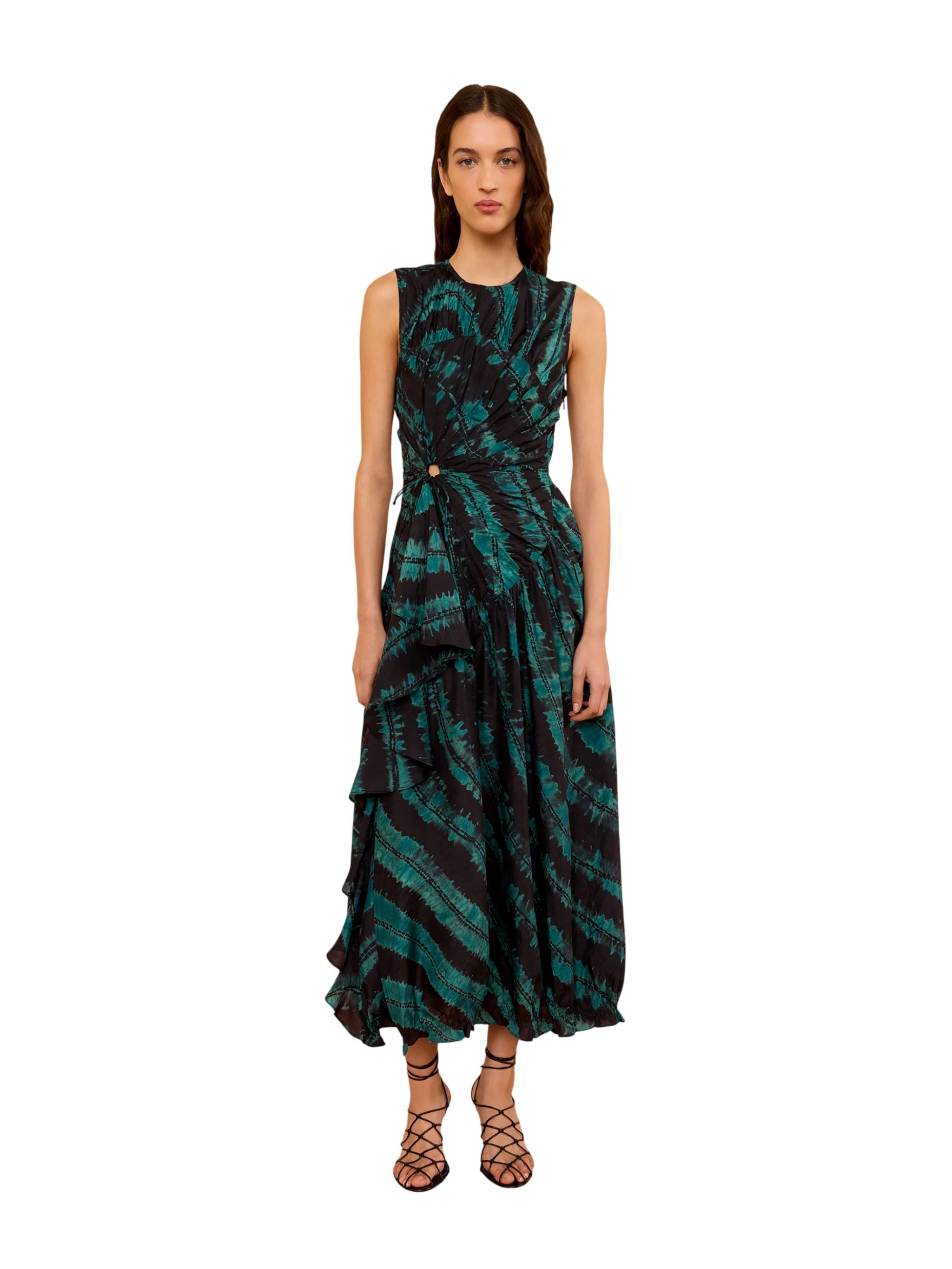 VEDA SHIBORI DYED DRESS